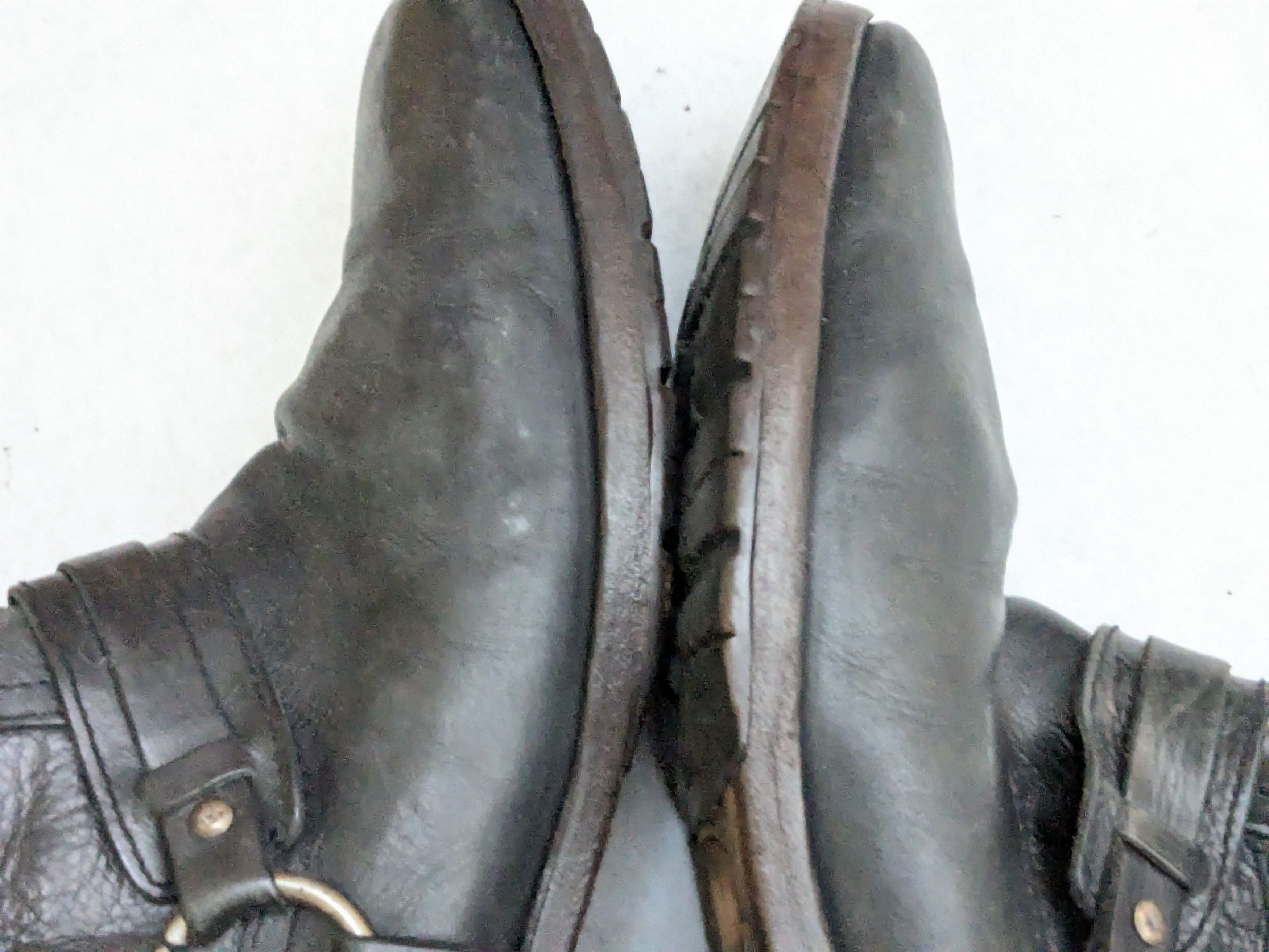 Frye Frye Harness Boots Black 9.5 D Leather Size US 9.5 / EU 42-43 - 7 Thumbnail