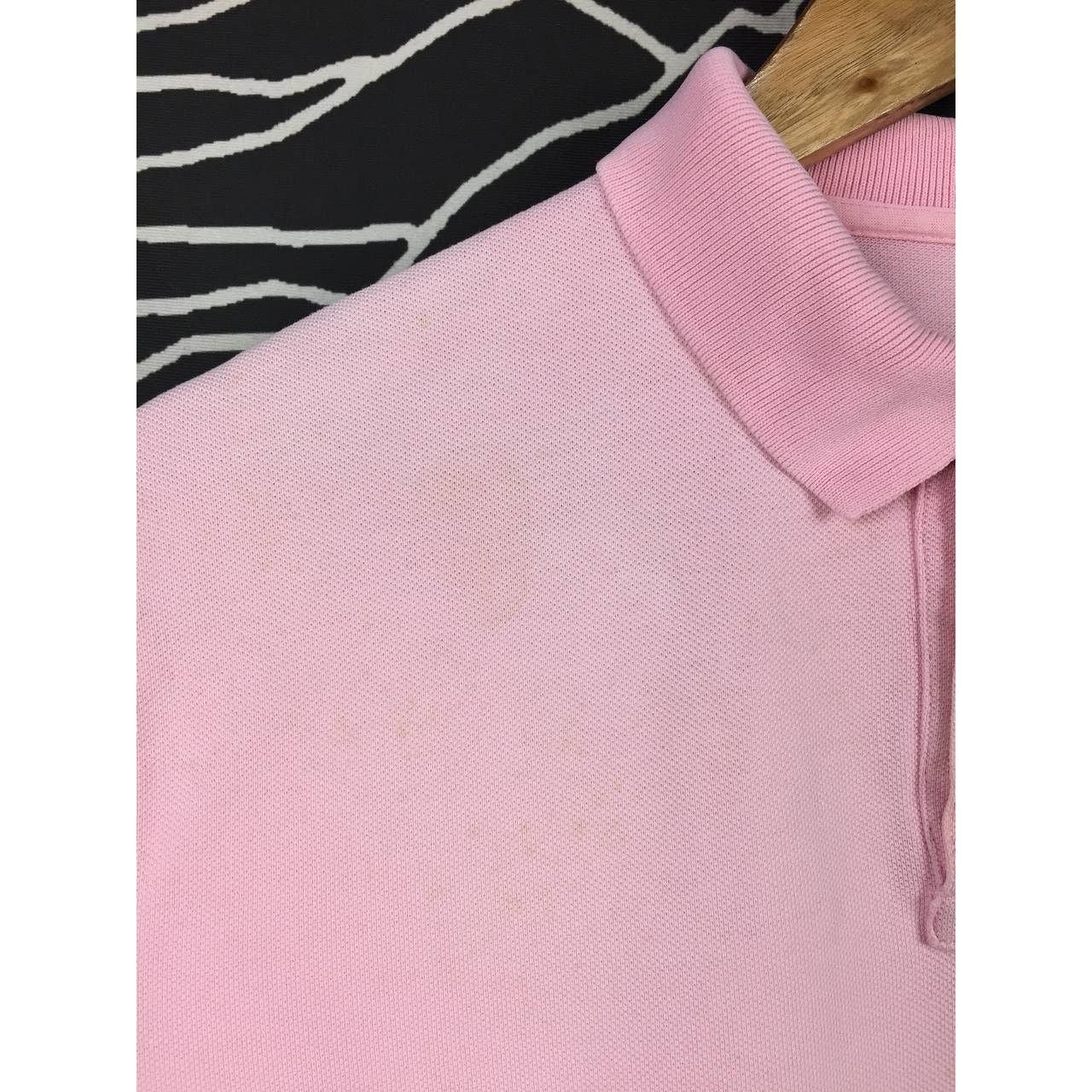 Ralph Lauren × Vintage Vtg Ralph Lauren Flag Logo Heritage Polo Tee Size US L / EU 52-54 / 3 - 4 Thumbnail
