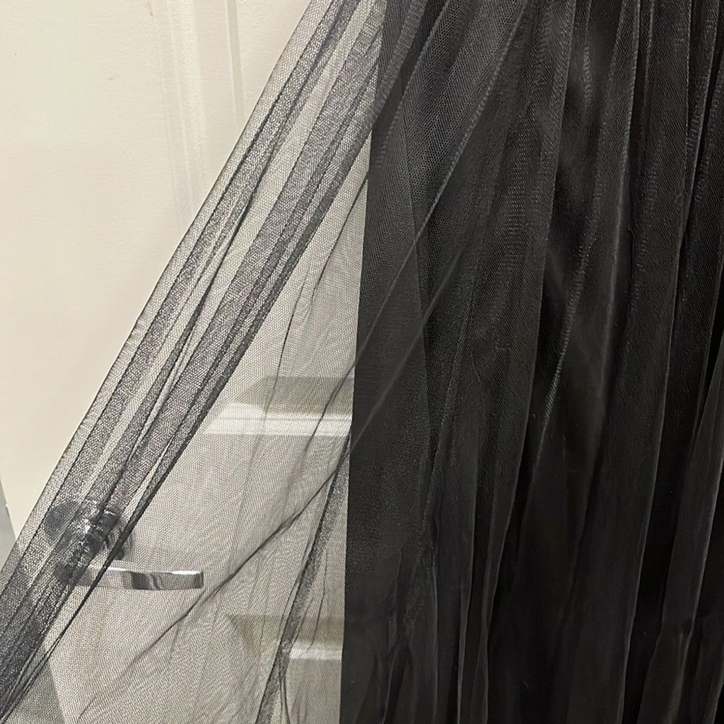 Windsor Smith Black Mesh See-Thru Gown - M Size S / US 4 / IT 40 - 3 Thumbnail