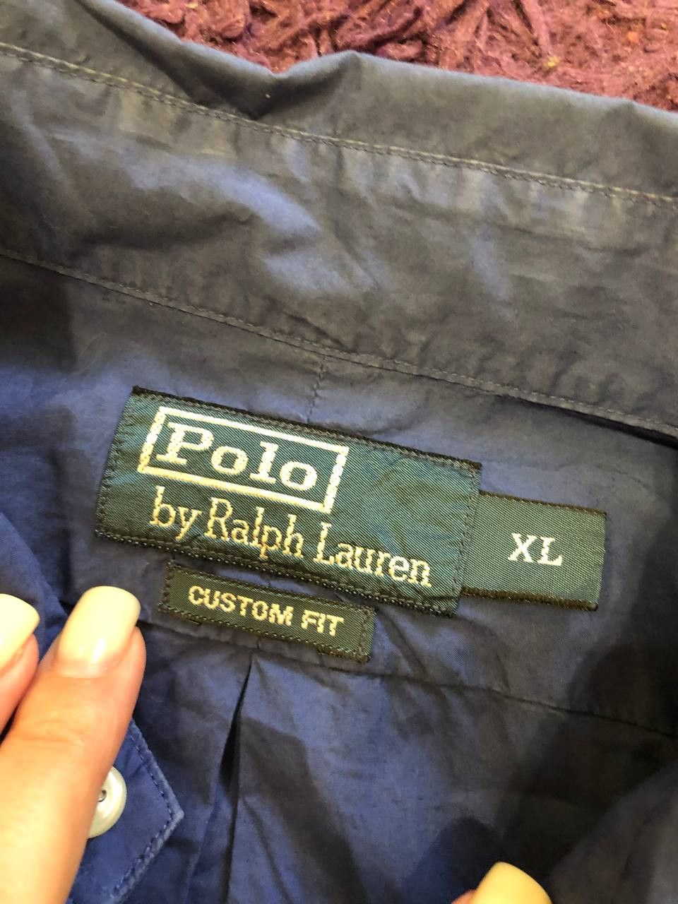 Polo Ralph Lauren Polo Ralph Lauren Custom Fit Button Up Shirt Size XL Size US XL / EU 56 / 4 - 2 Thumbnail