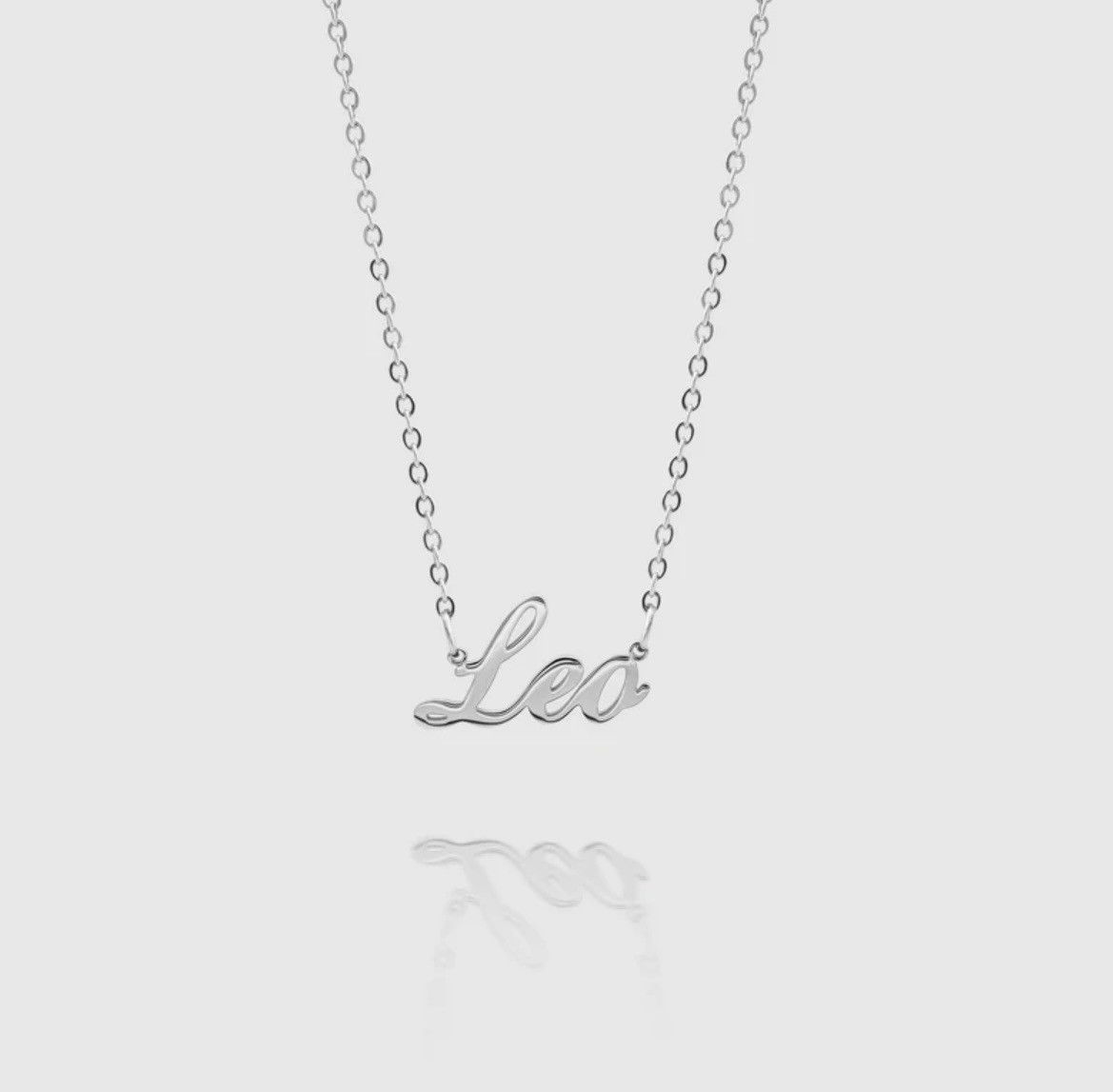 Sterling Silver × Vintage Zodiac name necklace sliver Size ONE SIZE - 1 Preview