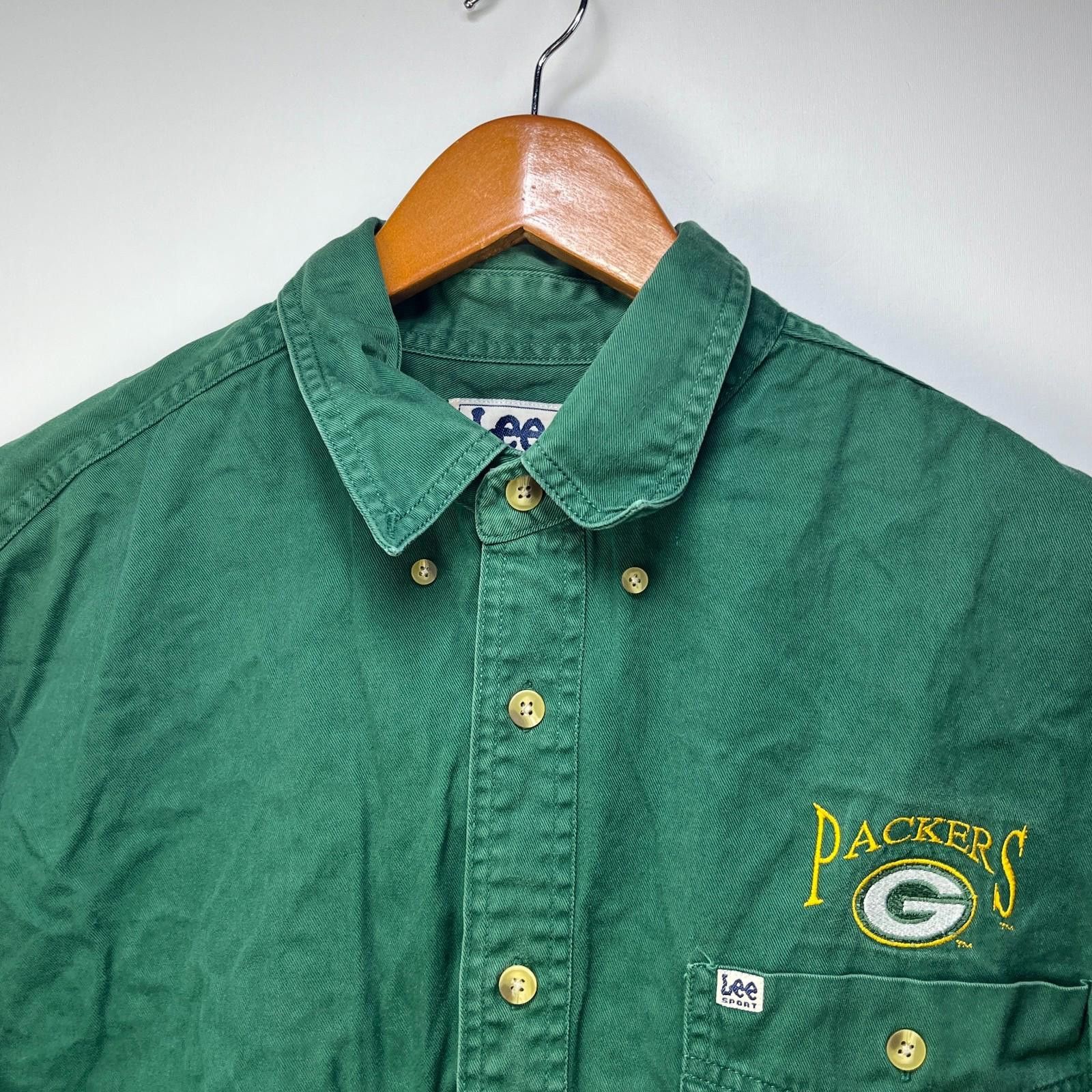 Lee Vintage 90s Green Bay Packers Lee Sport Shirt XL Size ONE SIZE - 2 Thumbnail