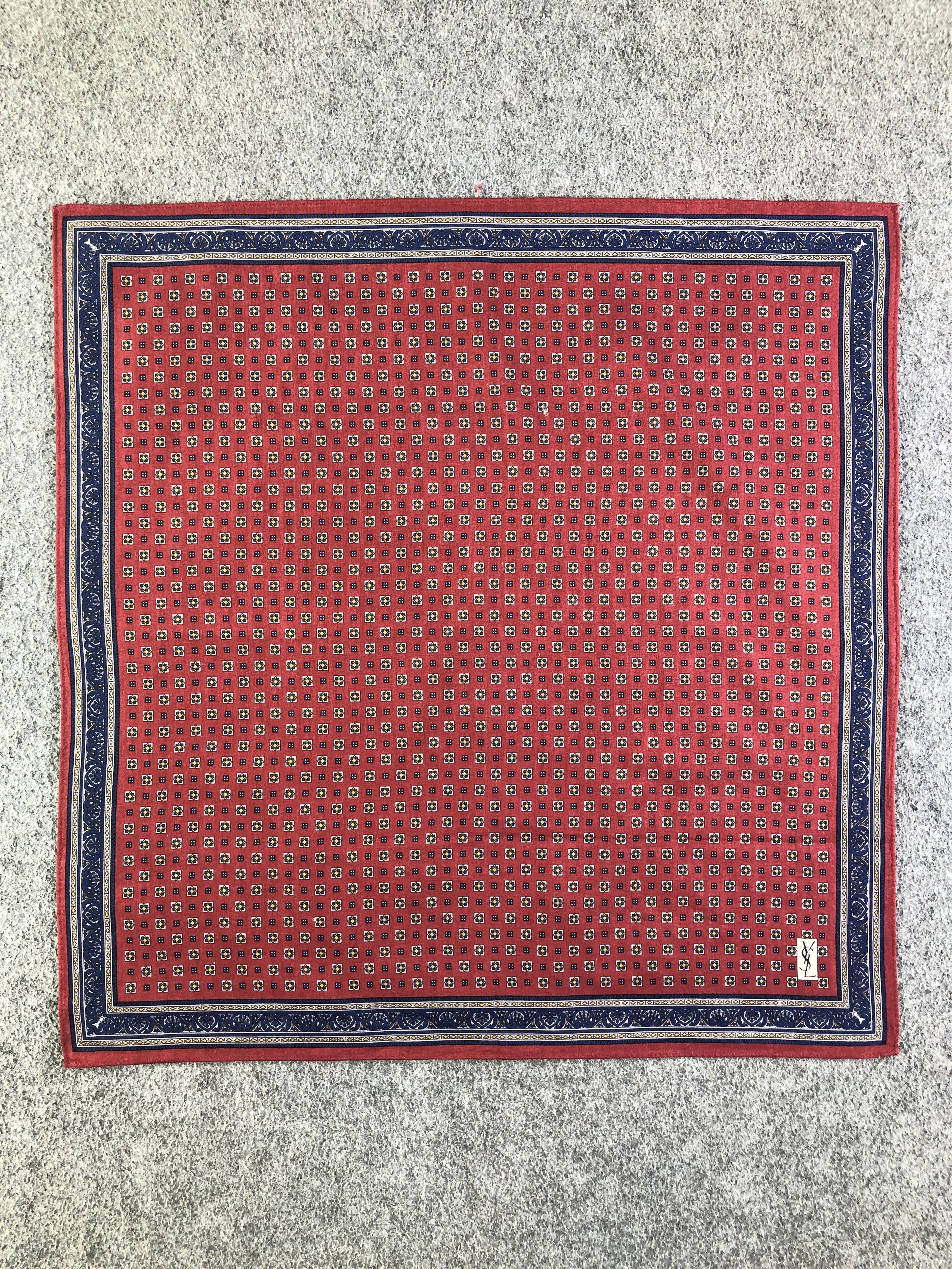 Yves Saint Laurent Yves Saint Laurent Handkerchief / Bandana / Neckerchief C404 Size ONE SIZE - 4 Thumbnail