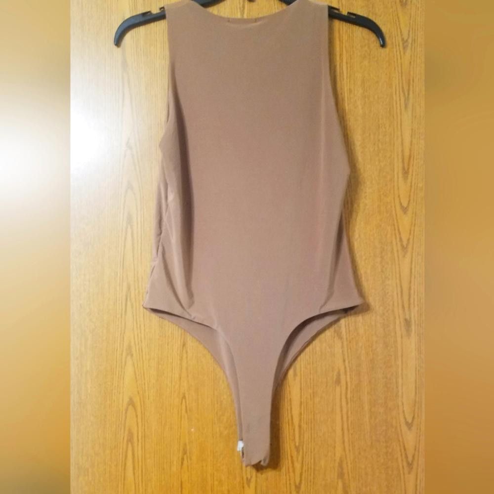 Boohoo Boohoo Brown Bodysuit Top Size 10 Size L / US 10 / IT 46 - 2 Thumbnail