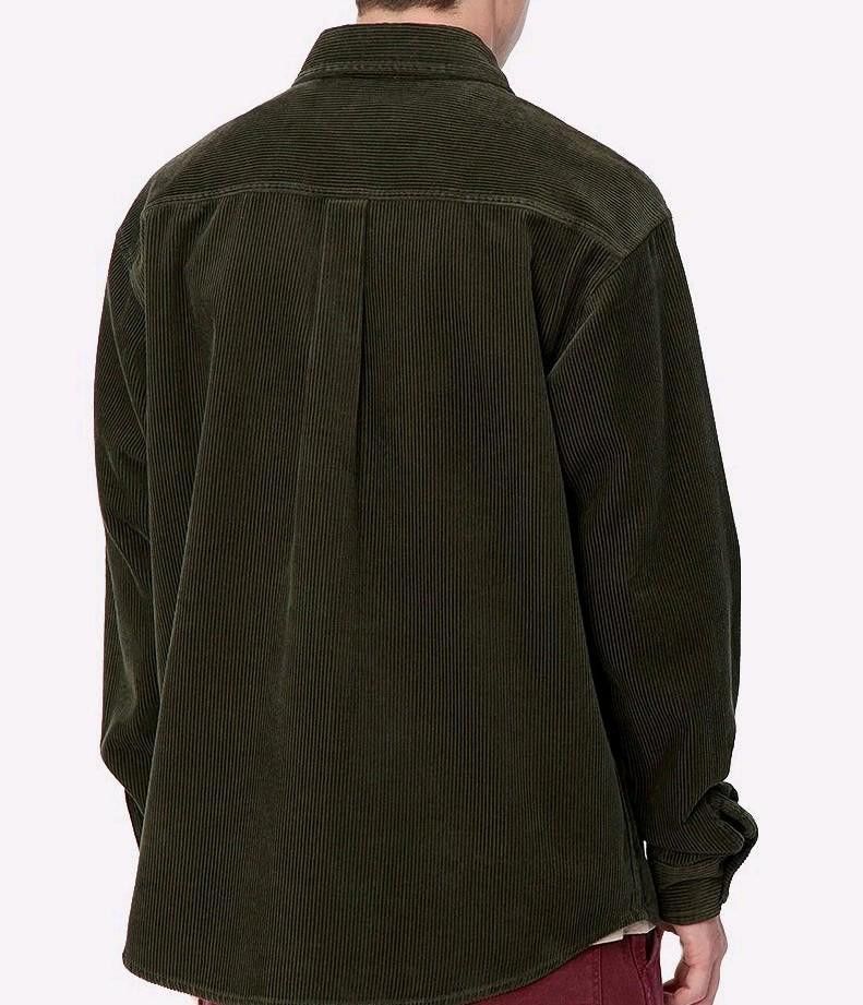 Carhartt Wip Carhartt WIP Flint Corduroy Shirt Office Green Rinsed Size L Size US L / EU 52-54 / 3 - 12 Thumbnail
