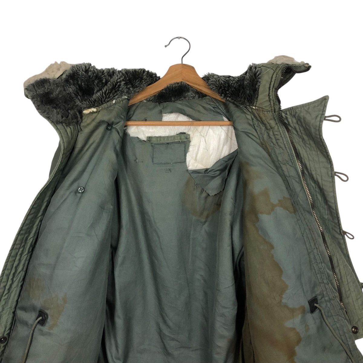 Vintage 📌Vintage Heavy Parka Jacket Military Scovill Zipper Usa Size US M / EU 48-50 / 2 - 16 Thumbnail