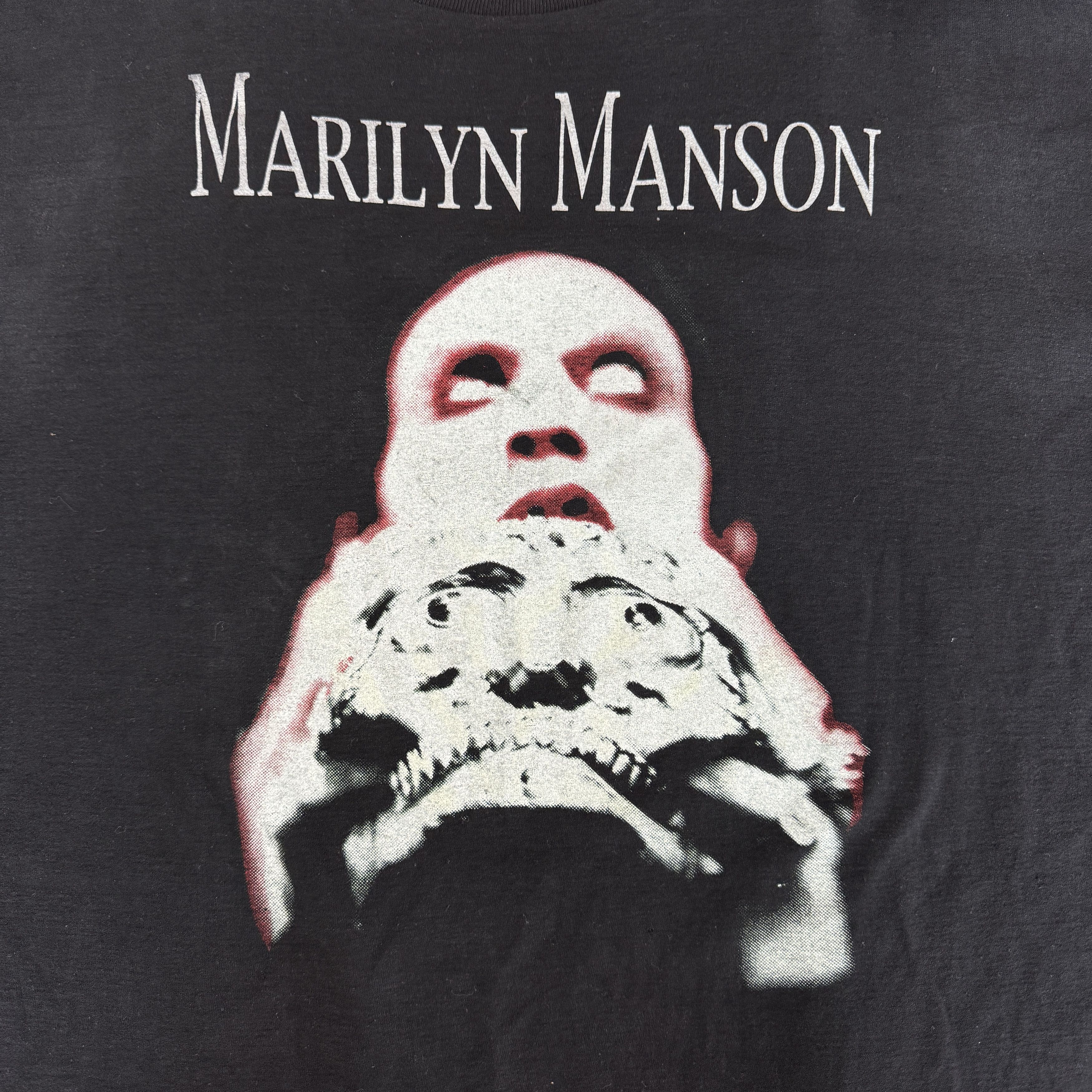 Band Tees Rare 90s Marilyn Manson Antichrist Superstar Longsleeve Size US XL / EU 56 / 4 - 7 Thumbnail