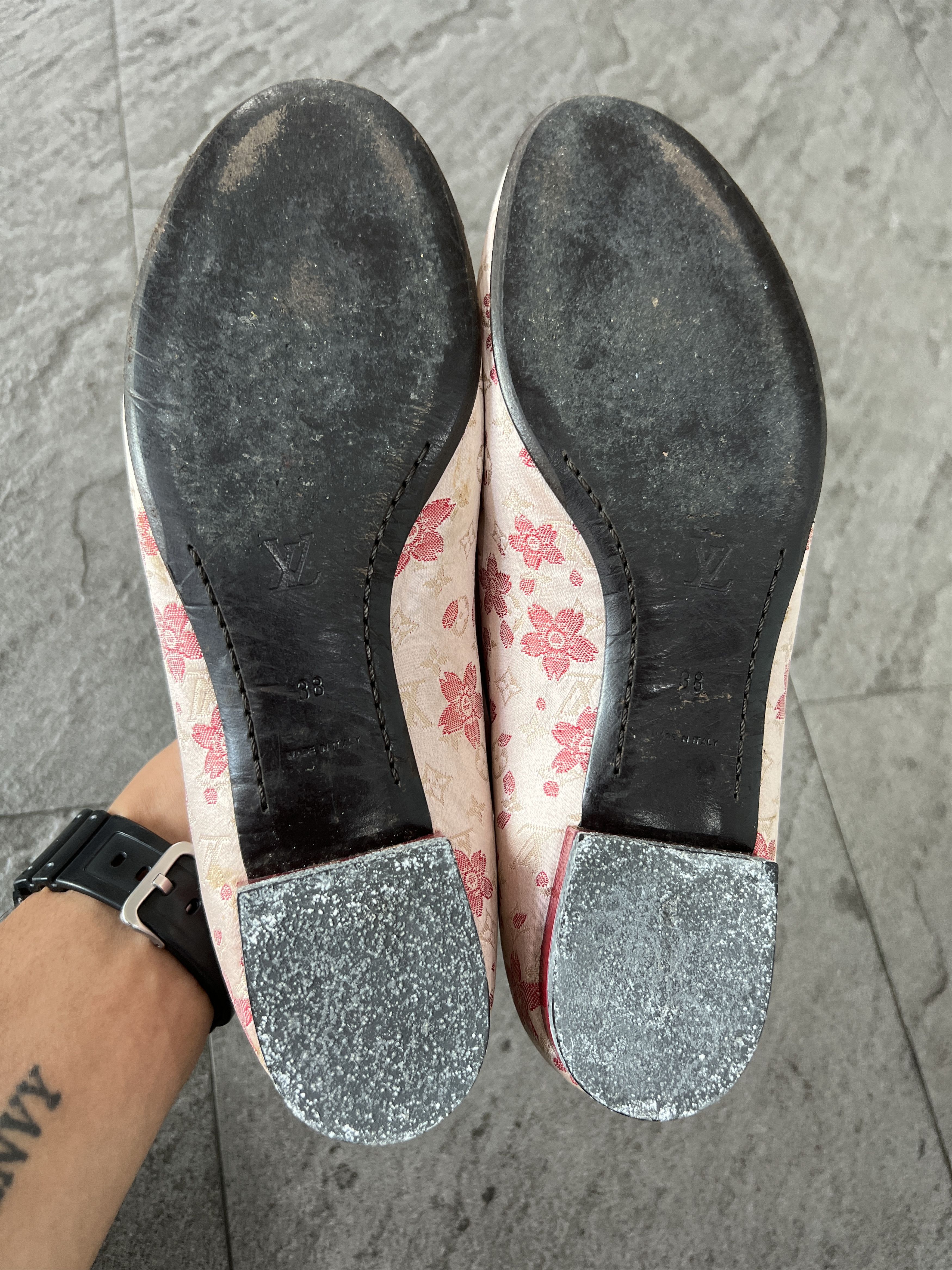 Louis Vuitton Louis Vuitton Floral Ballet Flats Pink Bow EU38 Size US 8 / IT 38 - 10 Thumbnail