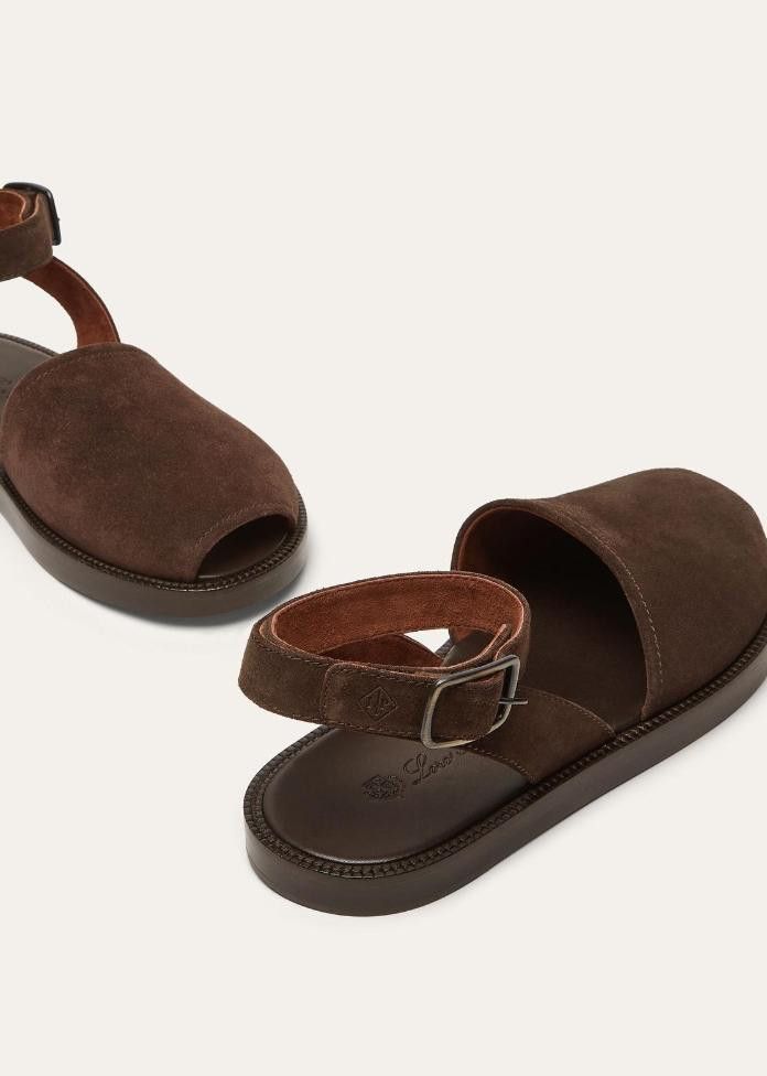 Loro Piana o1srvl11e0526 FAO9958 Deia Walk Sandals in Brown Size US 10 / EU 43 - 4 Thumbnail