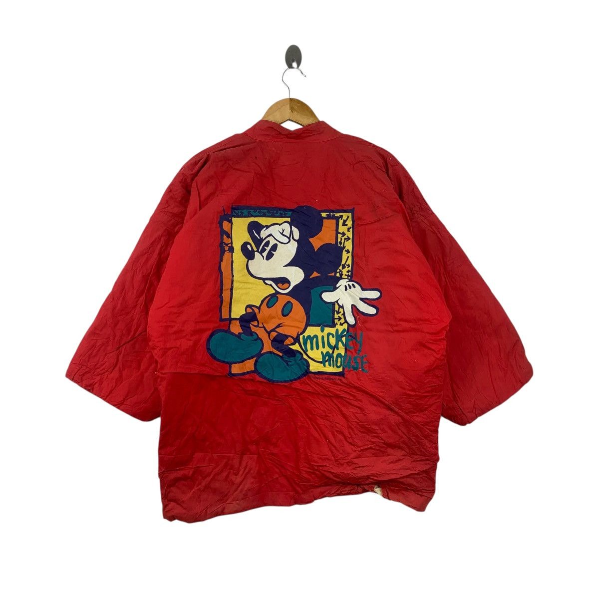 Disney Vintage DISNEY MICKEY MOUSE Kimono Japan Quilted Jacket Coat Size M / US 6-8 / IT 42-44 - 6 Thumbnail