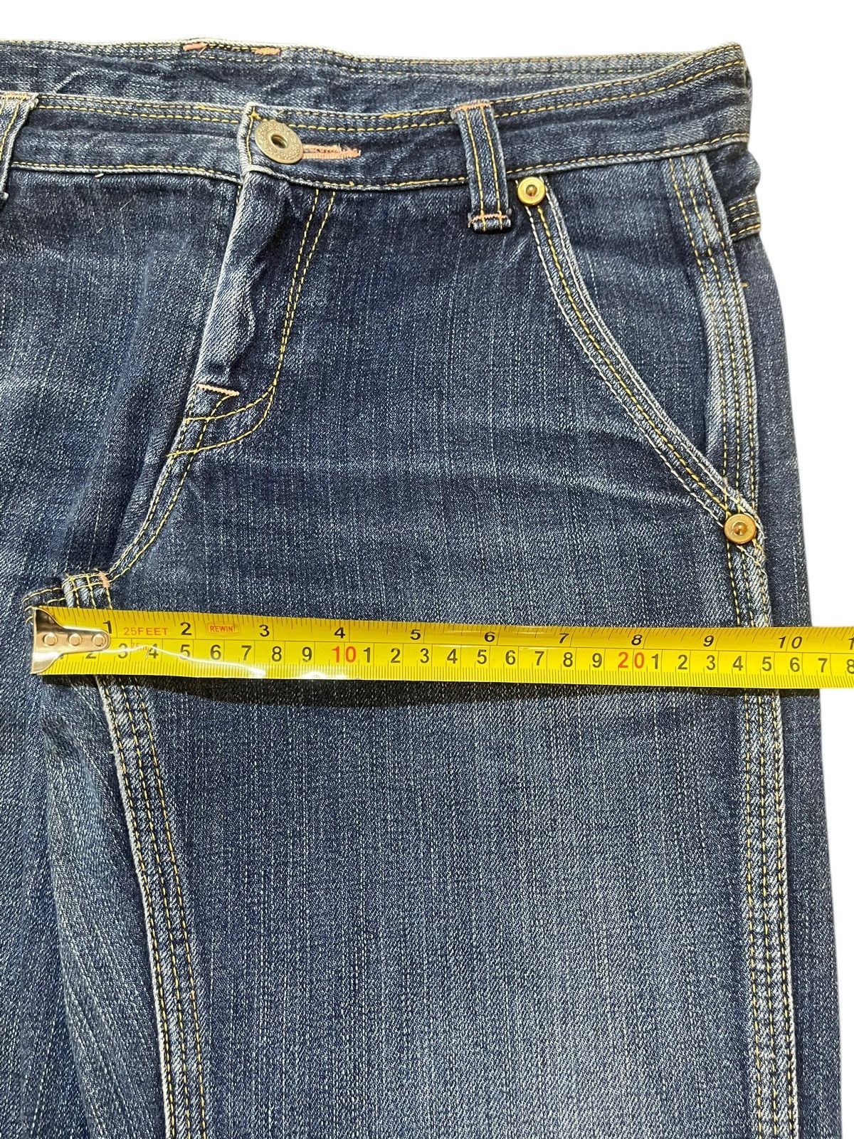 Johnbull Vintage Japan John Bull Faded Wash Baggy Style Jeans Size US 32 / EU 48 - 14 Thumbnail