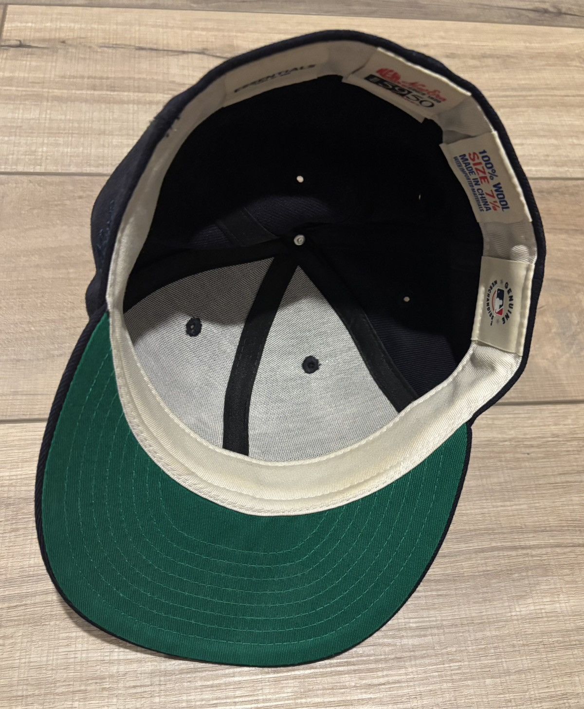 New Era New Era x Fear Of God Navy Blue 59FIFTY Fitted Cap Size ONE SIZE - 5 Thumbnail