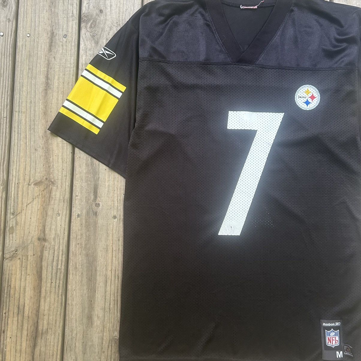 NFL × Reebok × Vintage VTG Y2K Reebok Ben Roethlisberger Pittsburgh Steelers Jersey Size US M / EU 48-50 / 2 - 4 Thumbnail