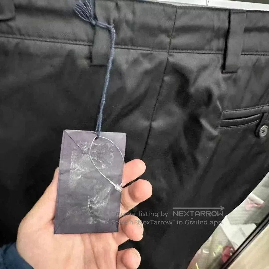 Prada Prada Metal Triangle Logo Nylon Pants. Size US 32 / EU 48 - 4 Thumbnail