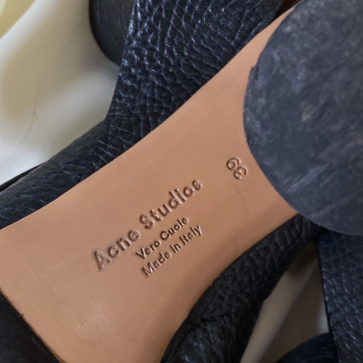 Acne Studios Vintage Acne Studios bamboo heel sandals Size US 8.5 / IT 38.5 - 9 Thumbnail