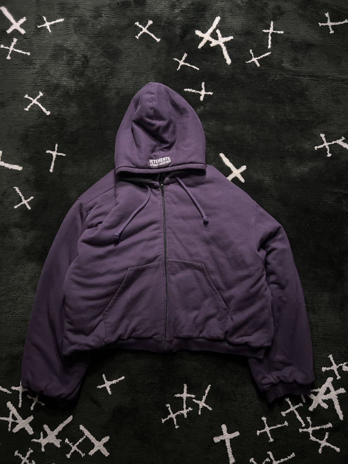 Vetements AW16 - Total Fucking Darkness (TFD) Reversible Bomber Hoodie Size US L / EU 52-54 / 3 - 5 Thumbnail