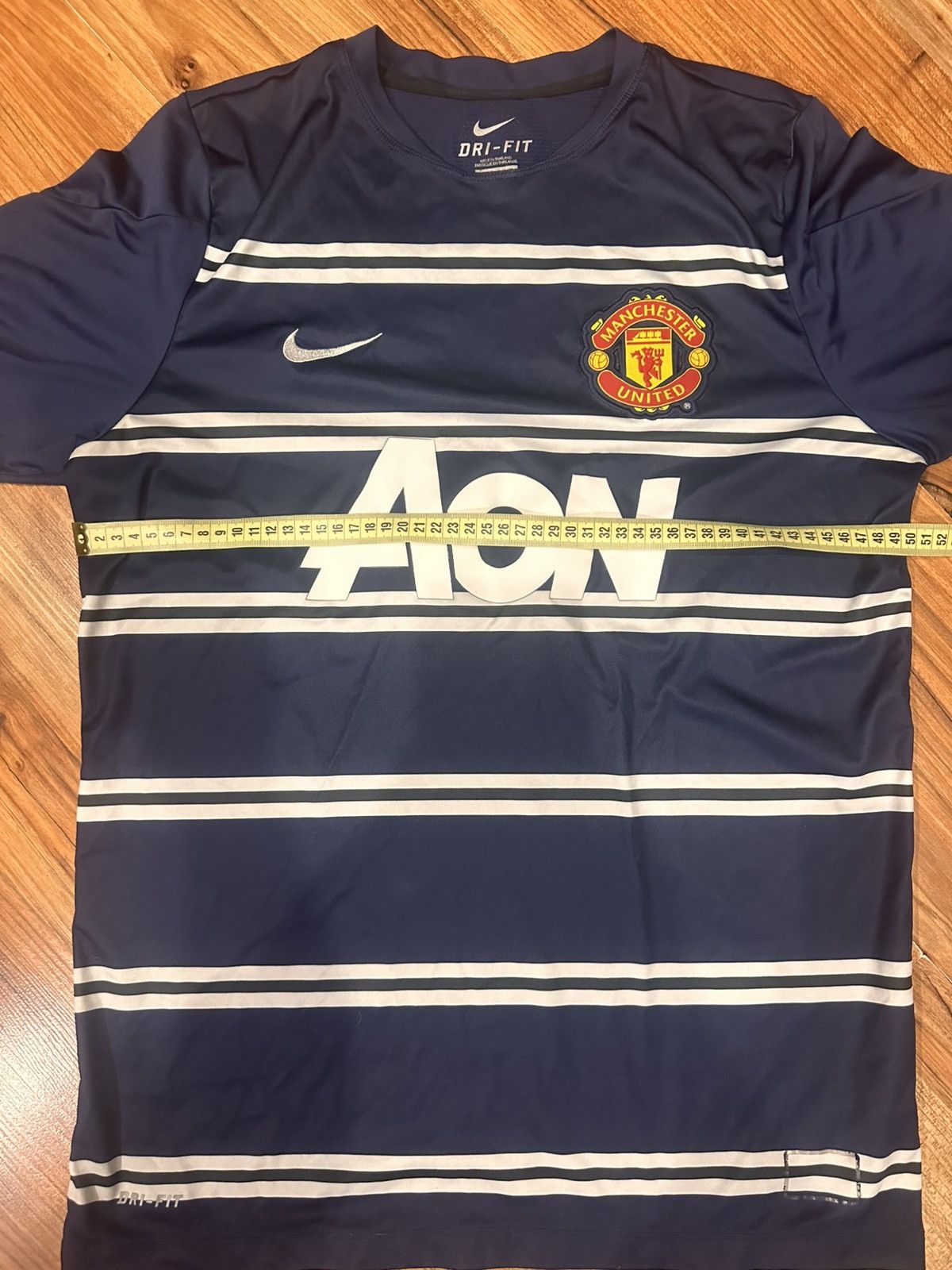 Nike Nike Manchester United 2011/13 Away Futbol/Soccer Jersey Size US L / EU 52-54 / 3 - 7 Thumbnail
