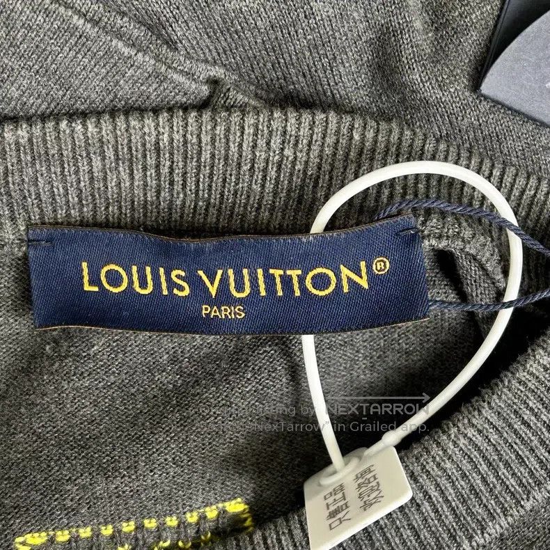 Louis Vuitton Louis Vuitton 25 New Grey Crew Neck Threaded Knitted Claw Size US M / EU 48-50 / 2 - 3 Thumbnail