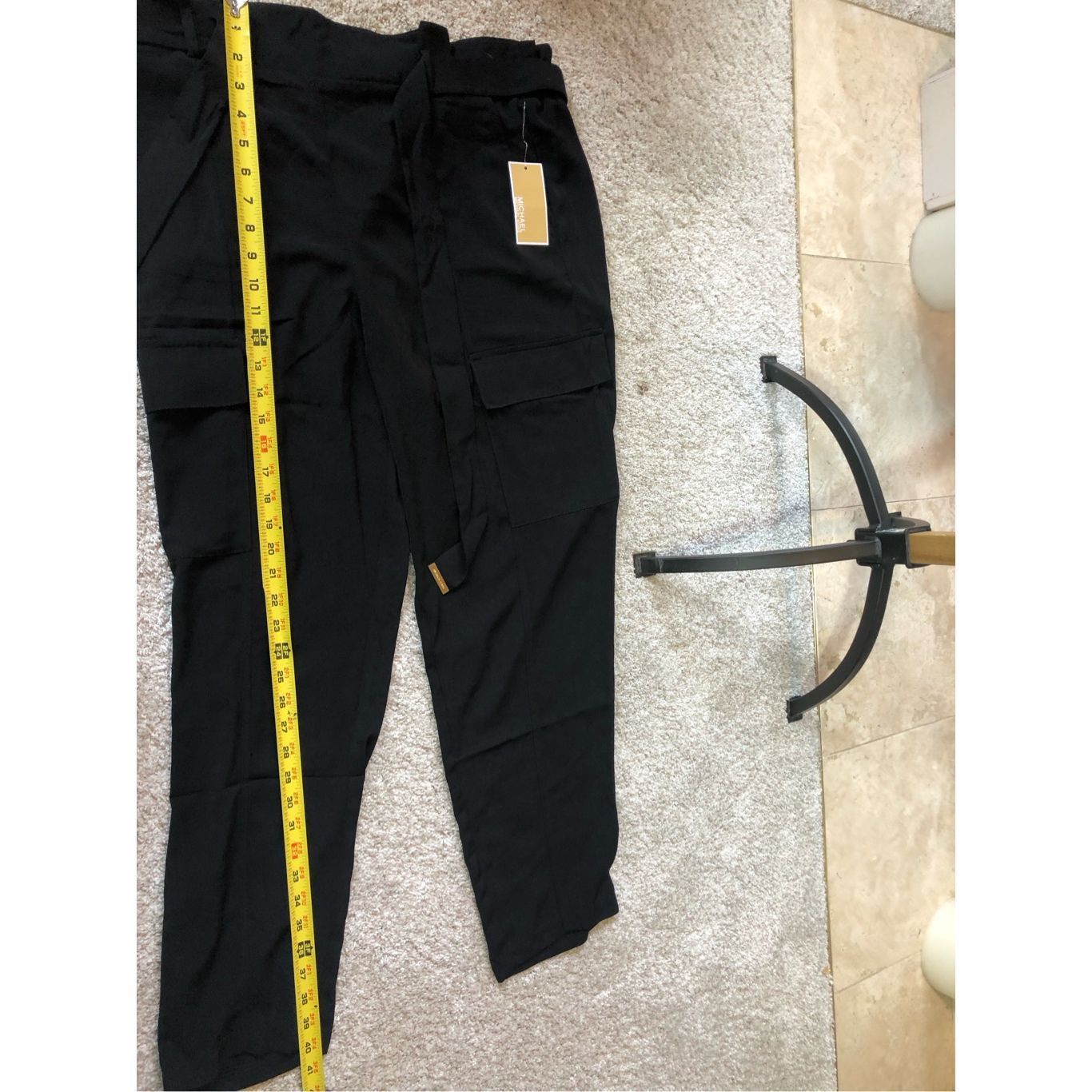 Michael Kors Michael Kors Women’s Black Jogger Style Cargo Pants Size XL Size 38" / US 16 / IT 52 - 8 Thumbnail