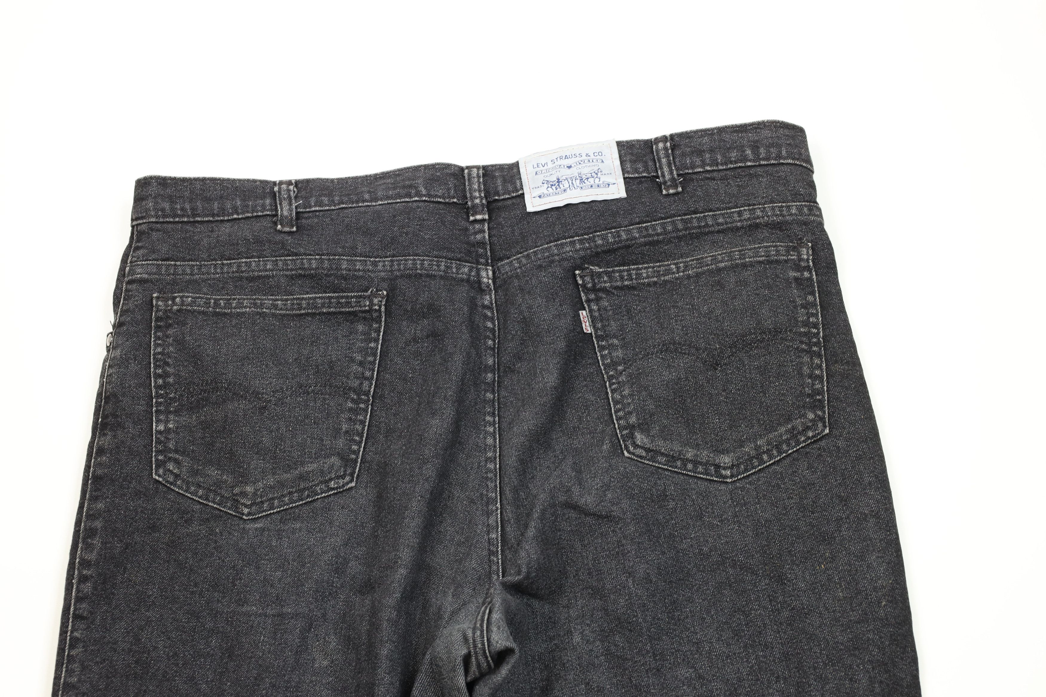 Levi's Vintage 90s Levis Relaxed Fit Denim Jeans Black USA Size US 40 / EU 56 - 12 Thumbnail