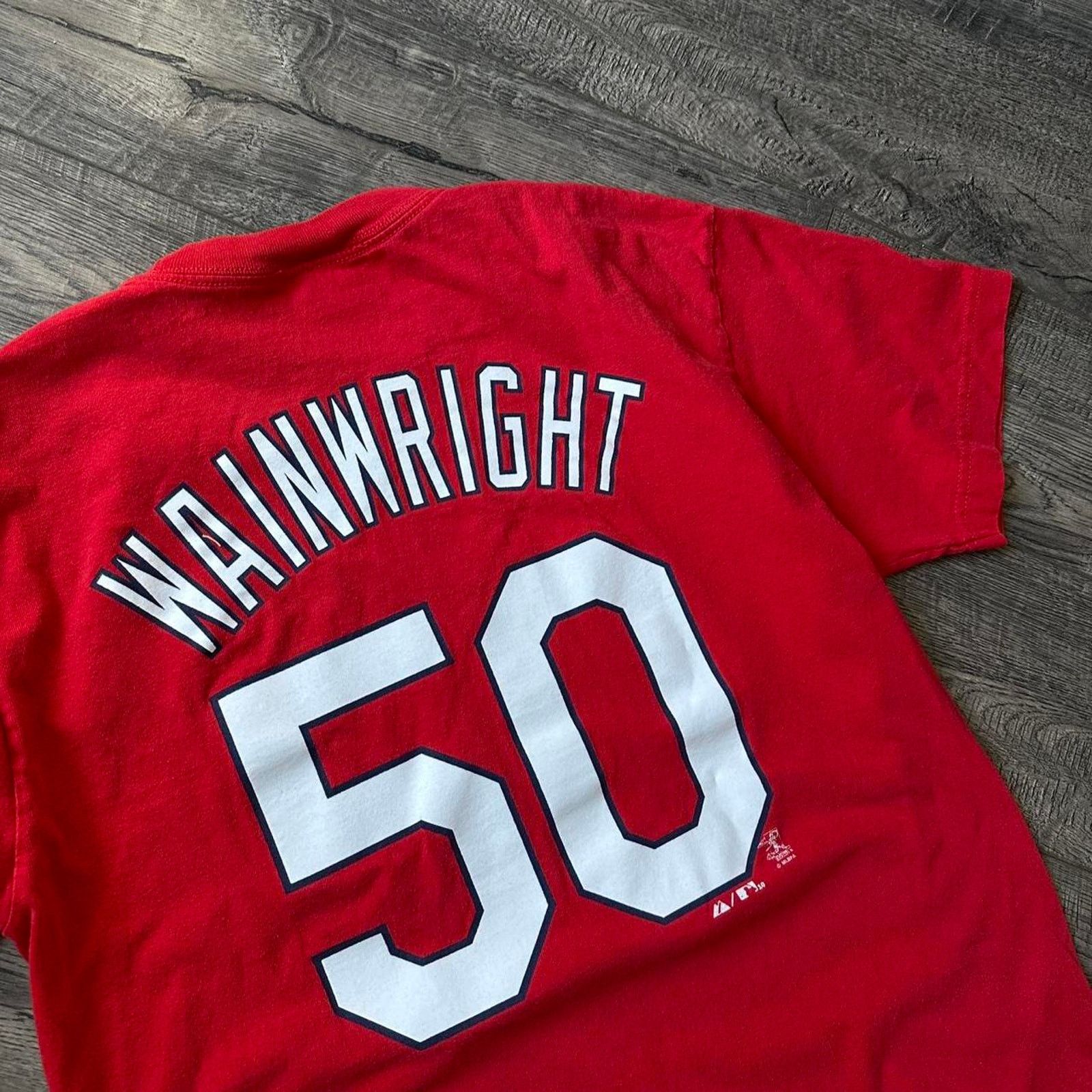 MLB Vintage Y2K MLB St Louis Cardinals Adam Wainwright Shirt Size US S / EU 44-46 / 1 - 8 Thumbnail