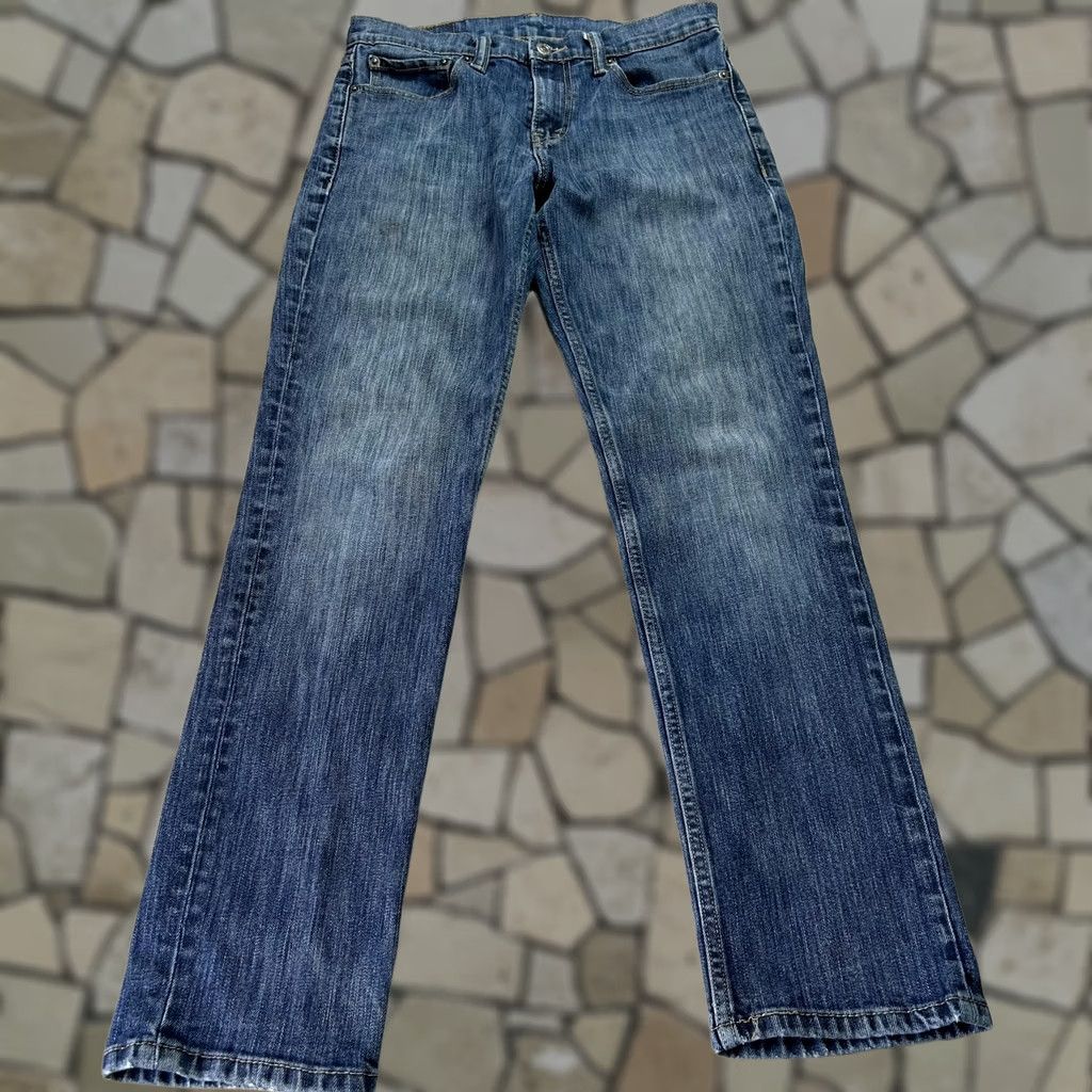 Levi's Levi's 511 Jeans Mens 31x32 Blue Medium Wash Slim Denim Stretch Straight Regular 5-Pocket Zip Size US 31 - 1 Thumbnail