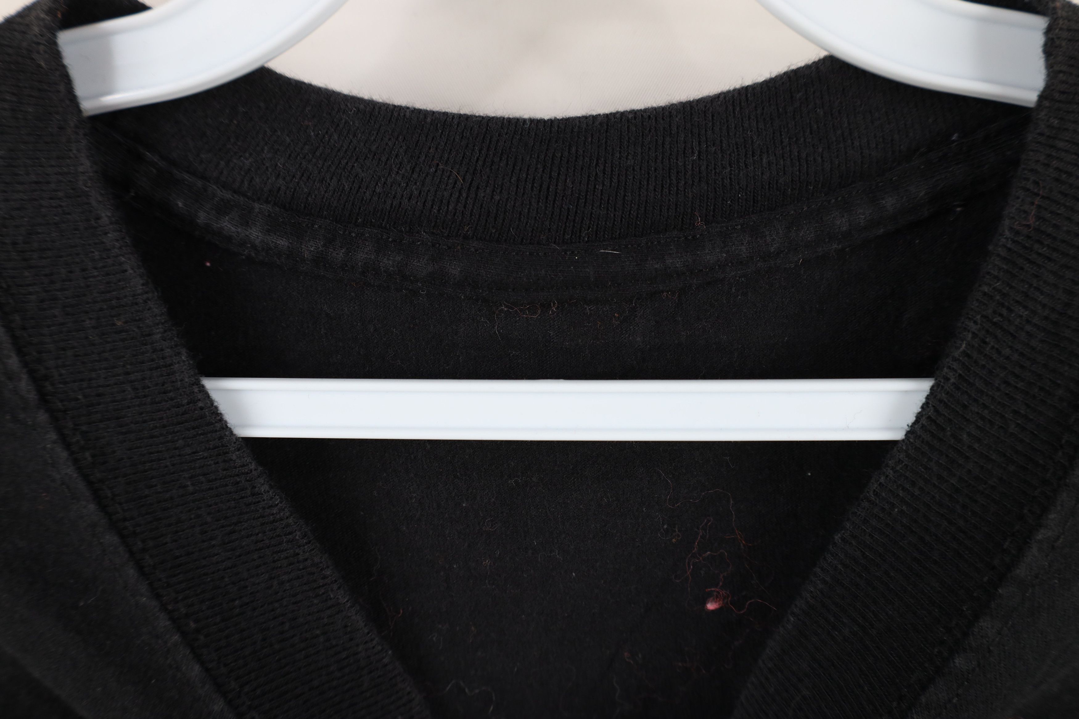 Vintage Vintage 90s Streetwear Heavyweight Cotton T-Shirt Black Size US XL / EU 56 / 4 - 6 Thumbnail