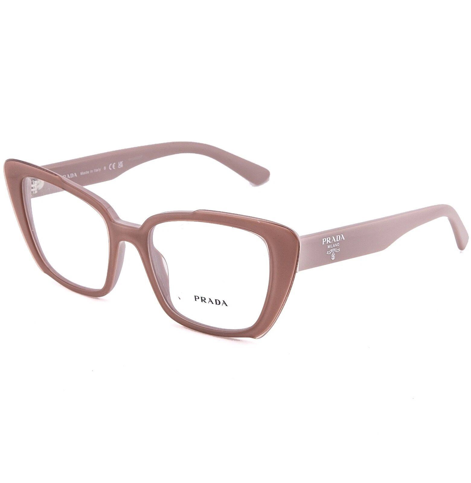 Prada PRADA 01Y MILLENNIALS PR01YV Nude Pink Logo Eyeglasses 01YV Size ONE SIZE - 3 Thumbnail