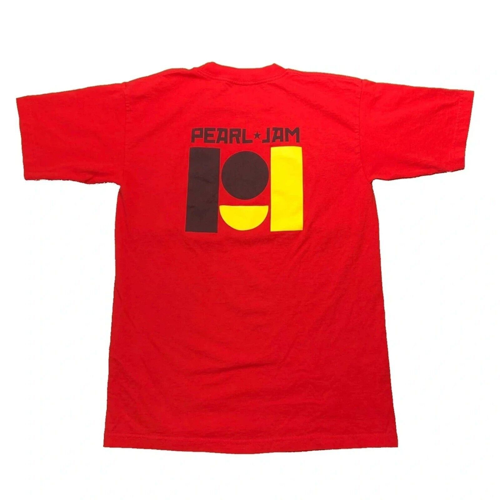 Band Tees Vintage 90s Pearl Jam T Shirt Band Graphic Concert Tour Tee Size US M / EU 48-50 / 2 - 1 Thumbnail