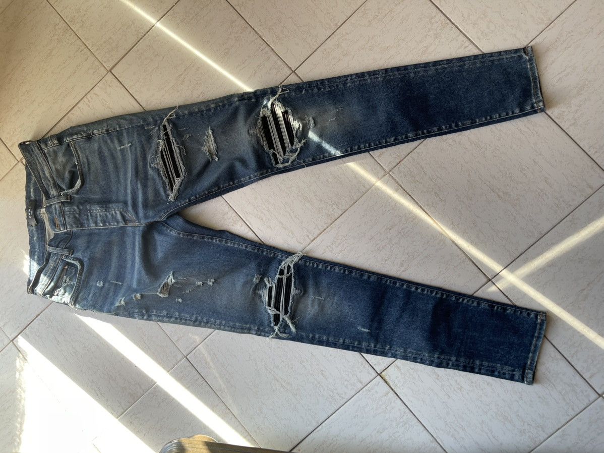Mike amiri blue mx1 jeans