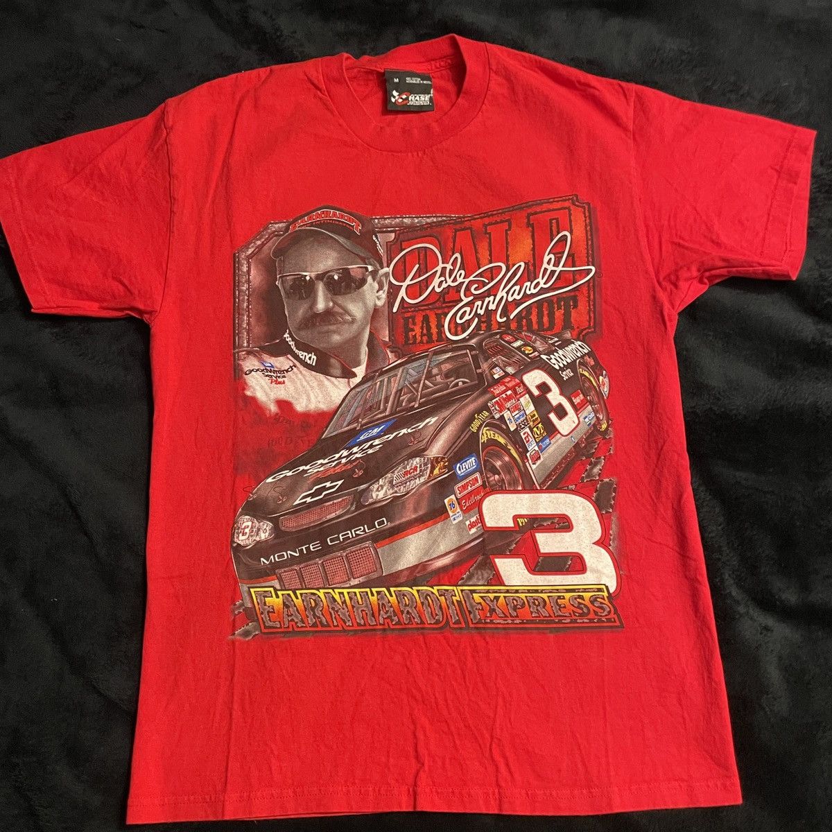 Chase Authentics Dale Earnhardt #3 Determination Station Vintage T Shirt Size US M / EU 48-50 / 2 - 1 Thumbnail