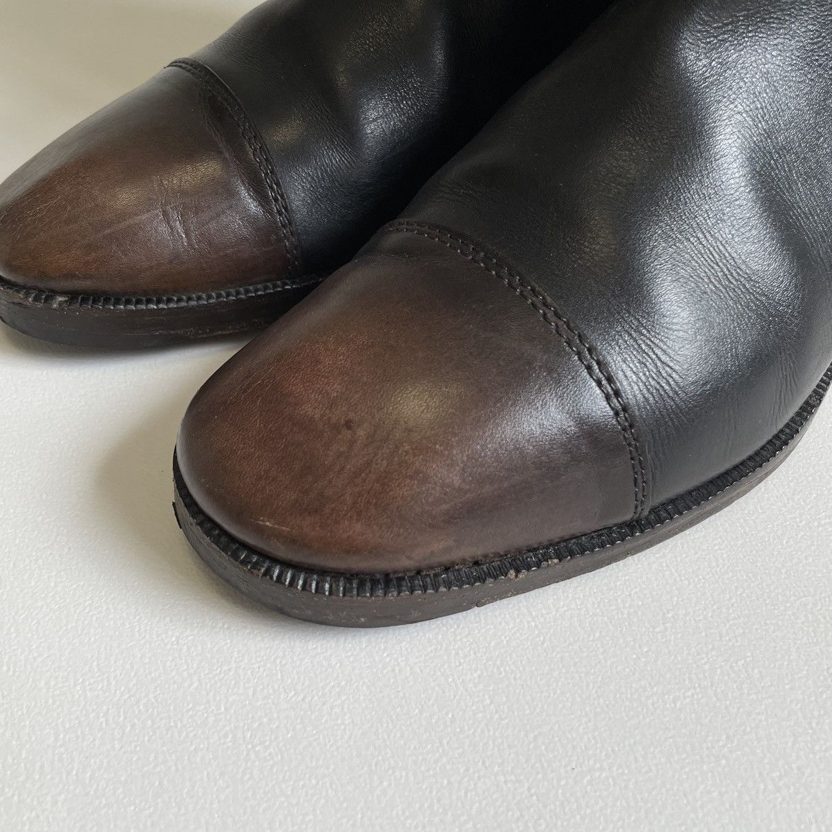 Maison Margiela Burnished Leather ‘Engineer Boots’ Size US 8 / EU 41 - 9 Thumbnail