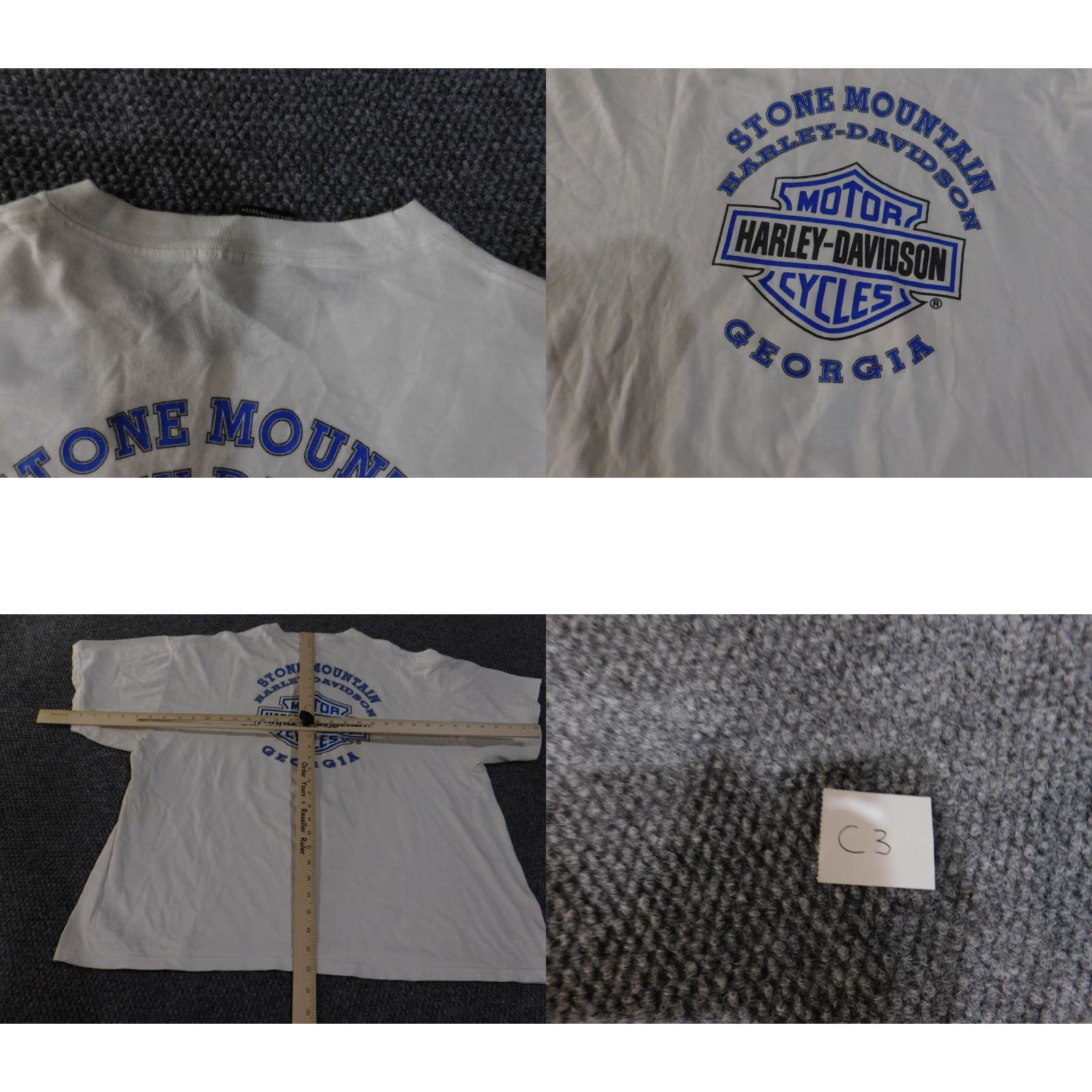 Harley Davidson VINTAGE Harley-Davidson Shirt Mens 2XL Proud To Be American Eagle USA 90s Tee Size US XXL / EU 58 / 5 - 10 Thumbnail