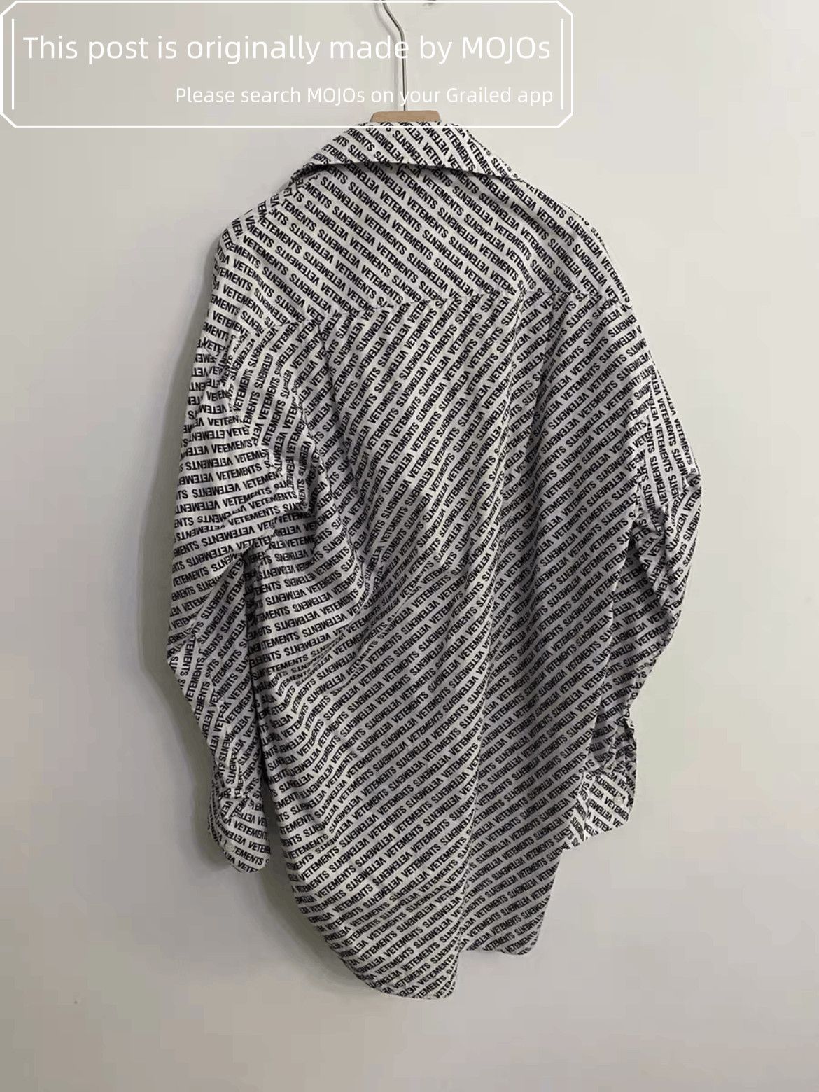 Vetements Logo Monogram Shirt