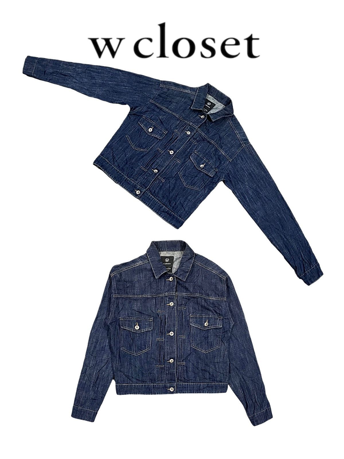 Japanese Brand W Closet Japan Type 2 1950s Inspired Denim Jacket Size US M / EU 48-50 / 2 - 1 Thumbnail