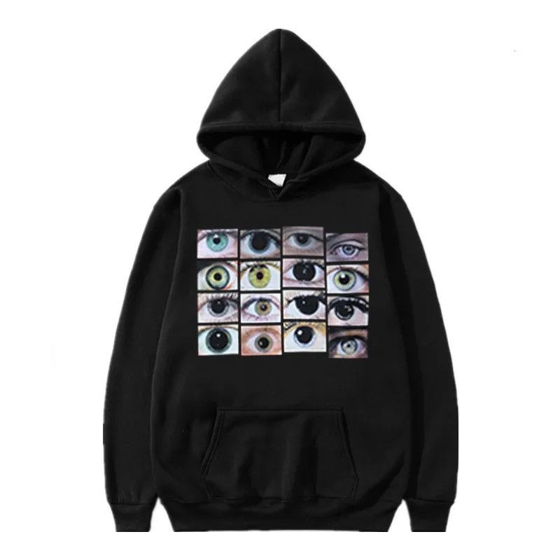 Drug Eyes Black Hoodie Sweatshirt