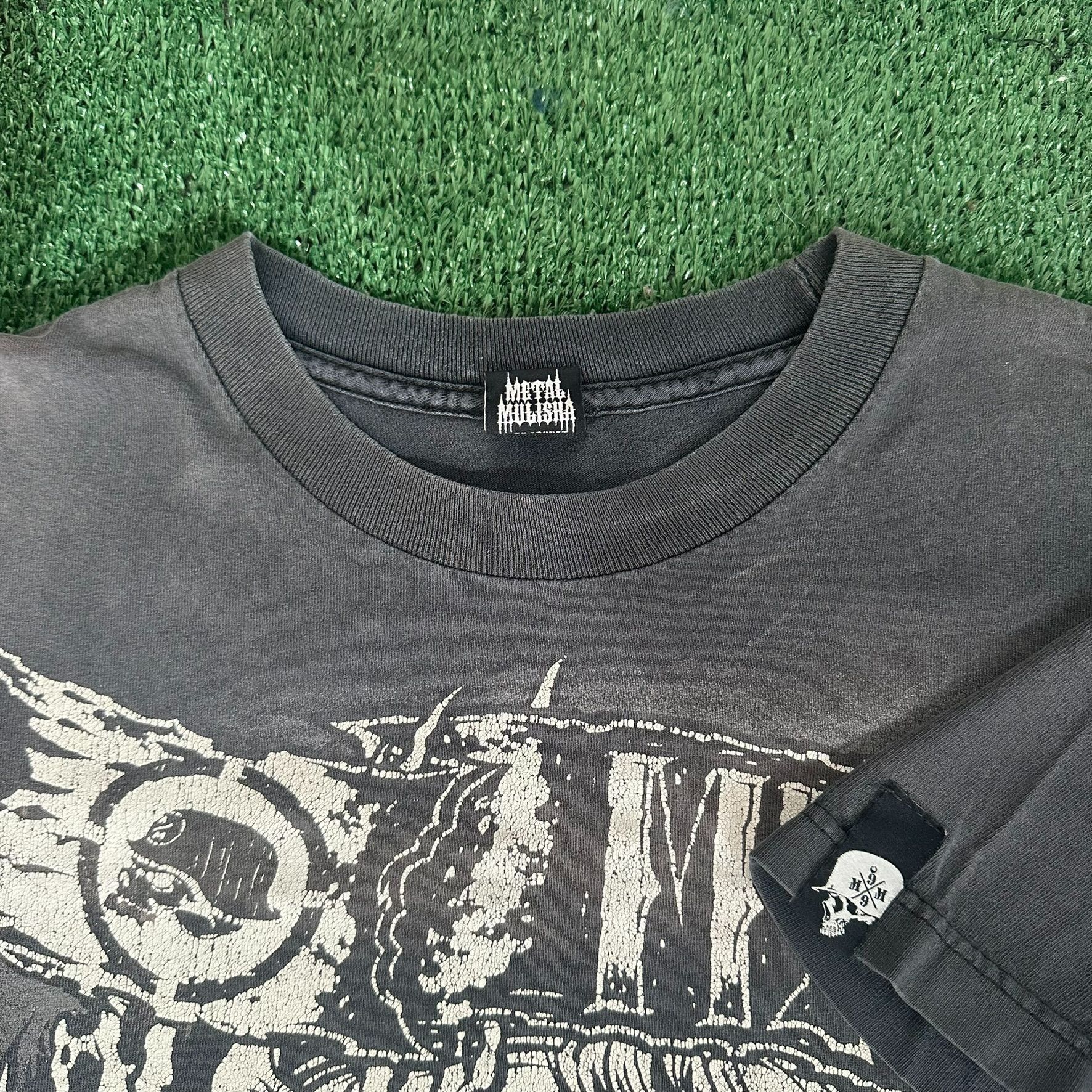 Metal Mulisha Vintage Metal Mulisha Skull T-Shirt Faded Y2K Biker Punk Tee Size US L / EU 52-54 / 3 - 5 Thumbnail