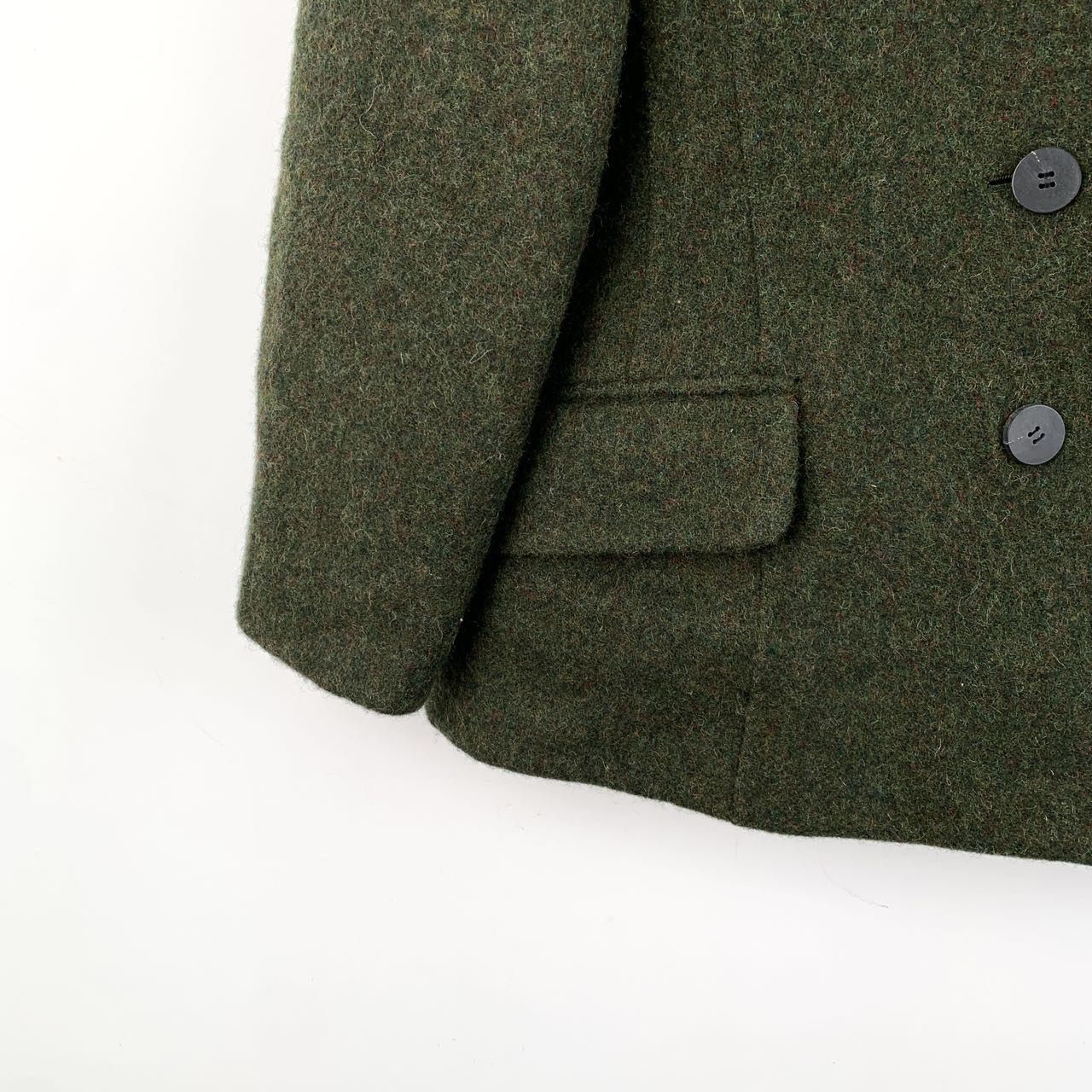Dior Dior dark green wool jacket Size S / US 4 / IT 40 - 4 Thumbnail