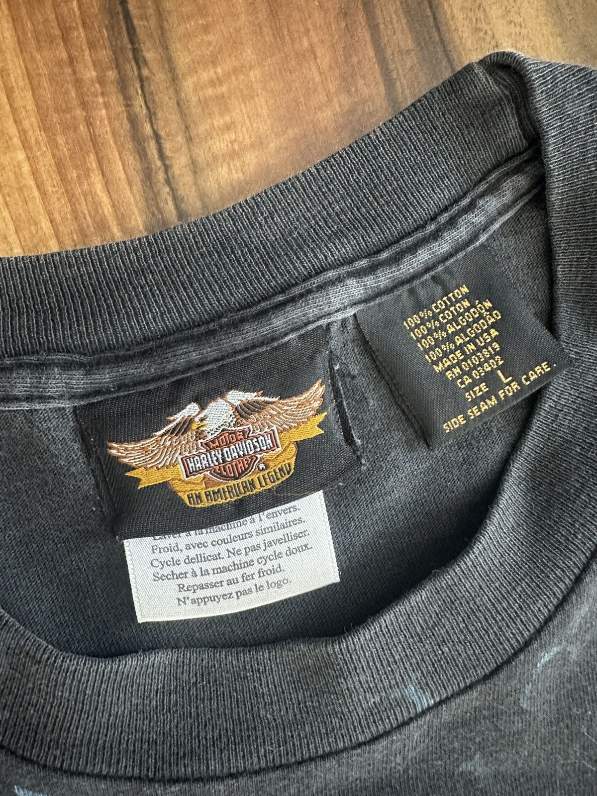 Harley Davidson Vintage Harley Davidson Lightning AOP 100 Year Anniversary Size US L / EU 52-54 / 3 - 3 Thumbnail