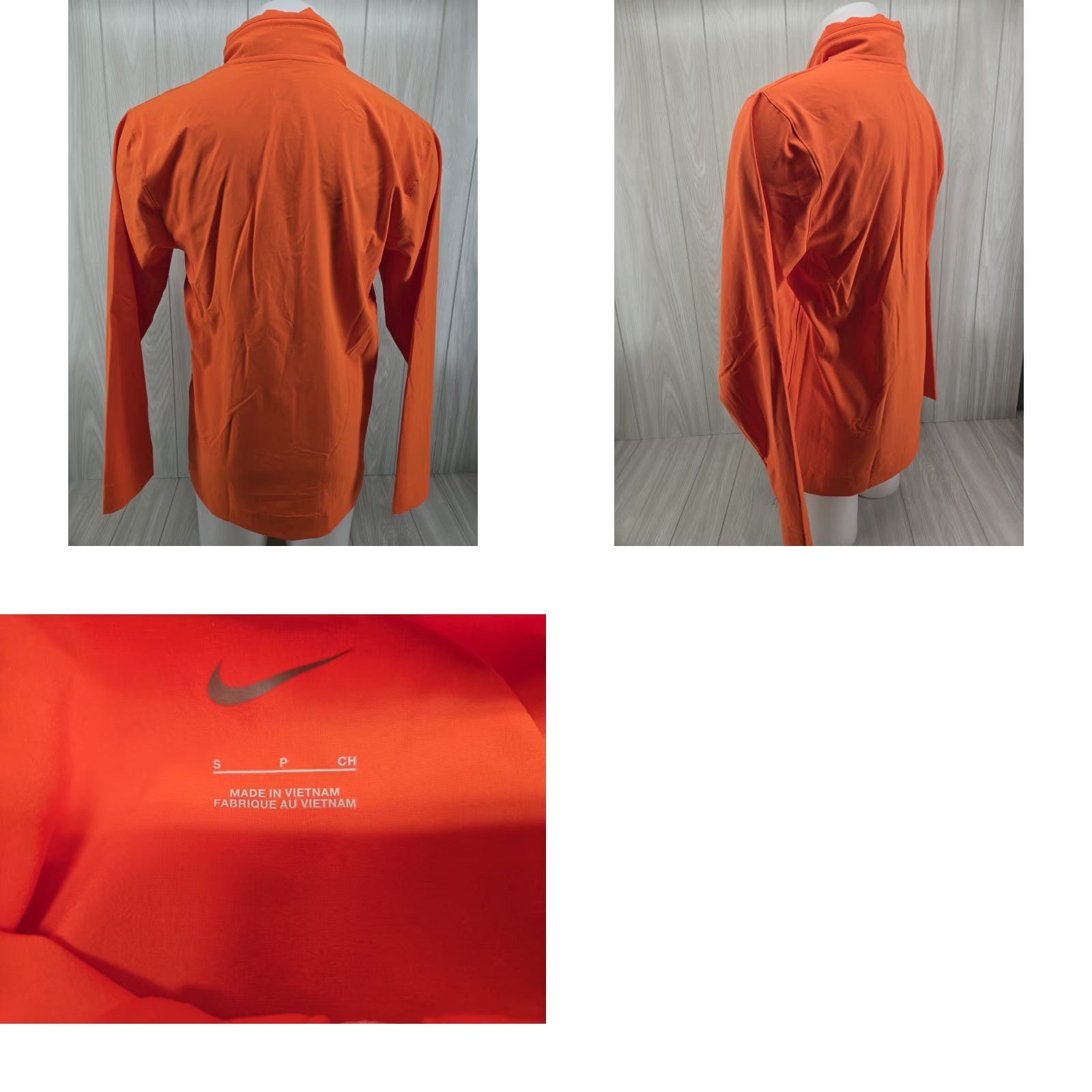 Nike Nike Wallace State Valleyball Windbreaker Shirt Mens Sz Small Orange 1/4 Zip L/S Size US S / EU 44-46 / 1 - 8 Thumbnail