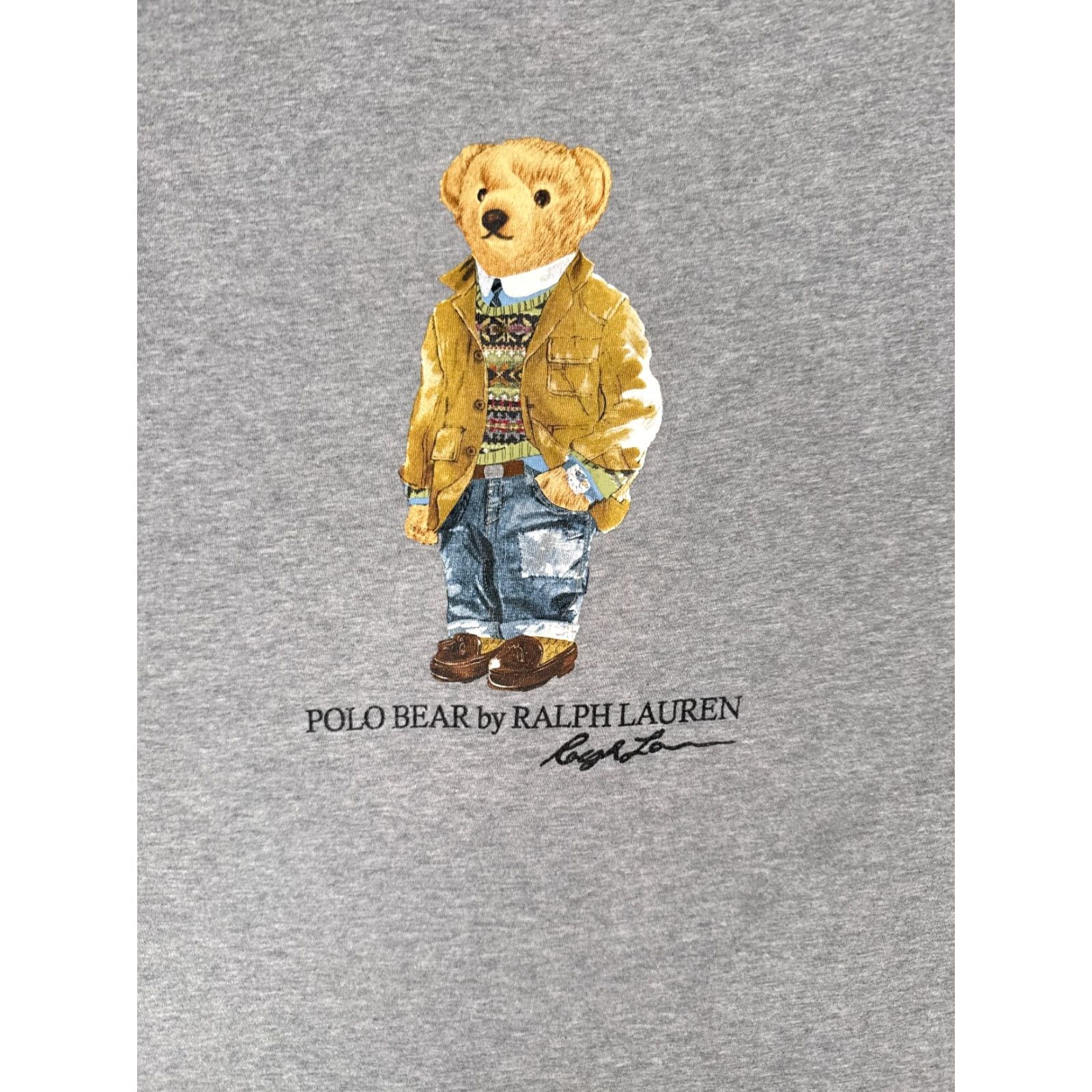 Polo Ralph Lauren Polo Ralph Lauren Shirt Men Medium Gray Polo Bear Short Sleeve 100% Cotton READ Size US M / EU 48-50 / 2 - 6 Thumbnail