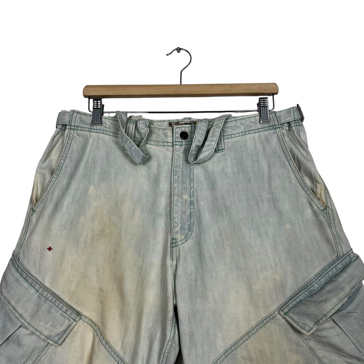 Japanese Brand Vintage Balance Wear Design Short Denim Size US 34 / EU 50 - 2 Thumbnail