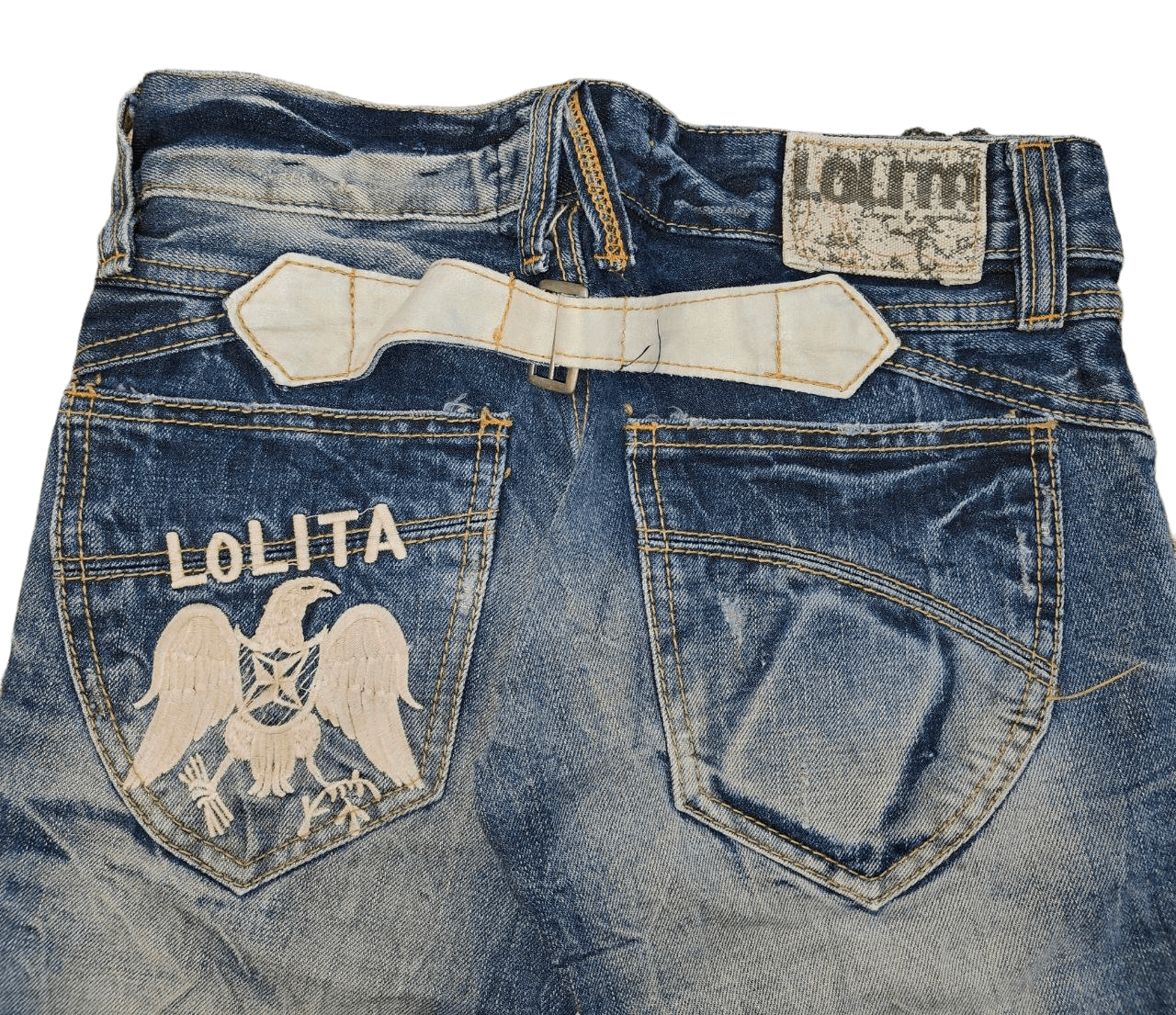 Japanese Brand Lolita Flare denim Size 29" - 5 Thumbnail