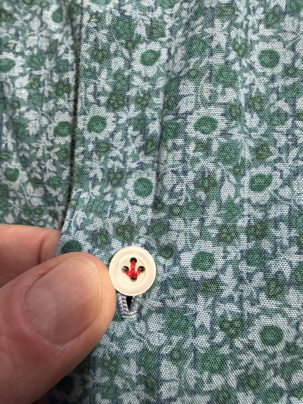 Isaia NWOT Isaia Floral Shirt Size US XL / EU 56 / 4 - 7 Thumbnail