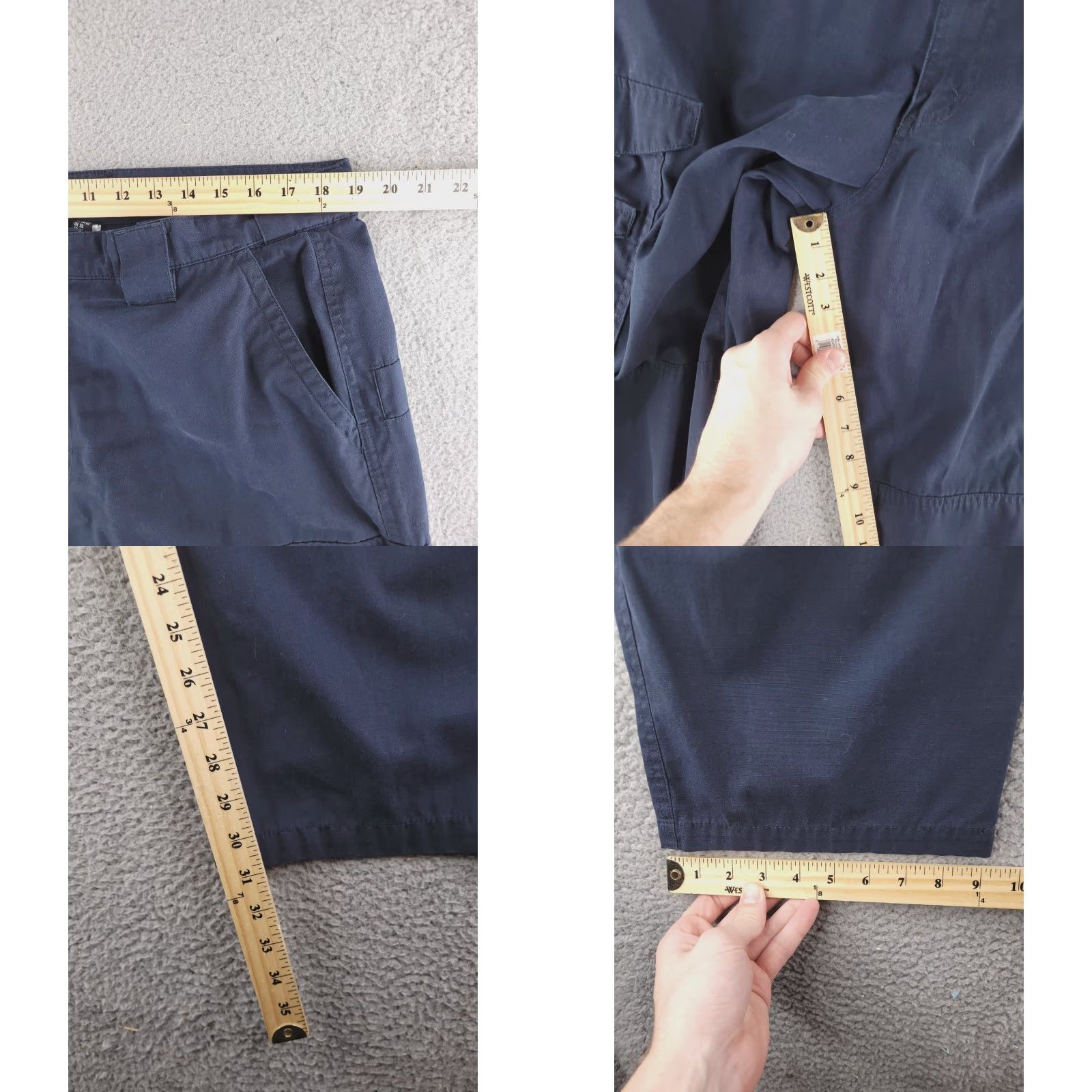 Vintage TRU-SPEC Pants Mens 38x31 Blue Cargo Ripstop Tactical Utility Work Pants Mens Regular 38-31 Blue Cargo Ripstop Vintage No Size US 38 / EU 54 - 8 Thumbnail