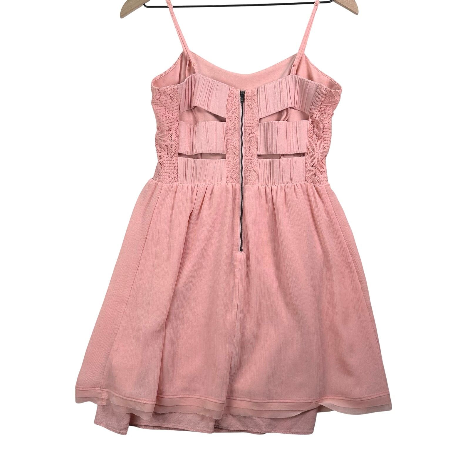 Vera Wang PRINCESS VERA Pink Lace Soft Dress Coquette Romantic Ballet Size S / US 4 / IT 40 - 9 Thumbnail