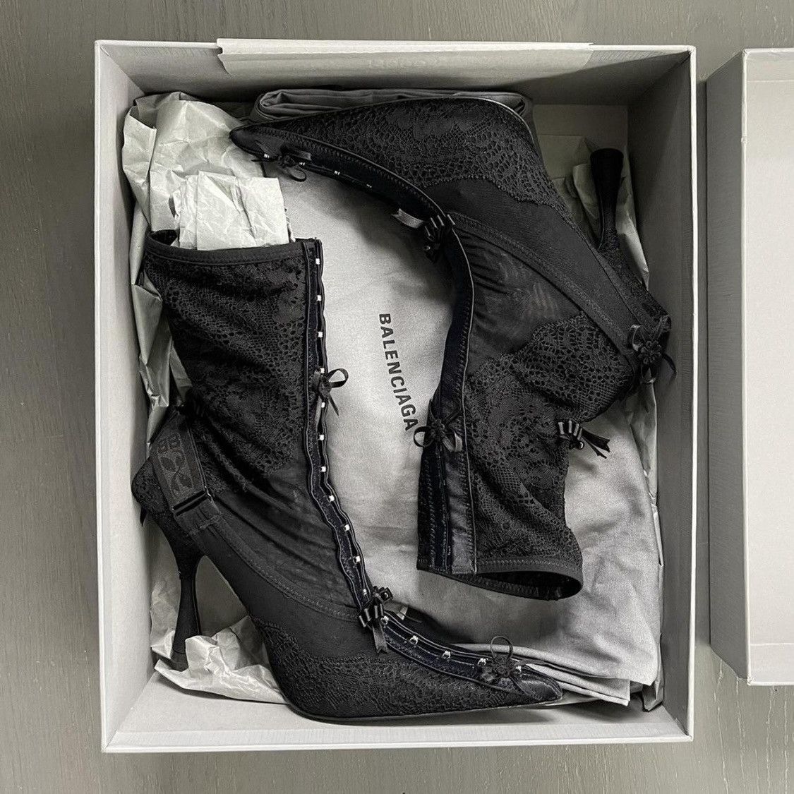 Balenciaga Balenciaga FW20 Lingerie Knife Boot Size US 6 / IT 36 - 1 Thumbnail