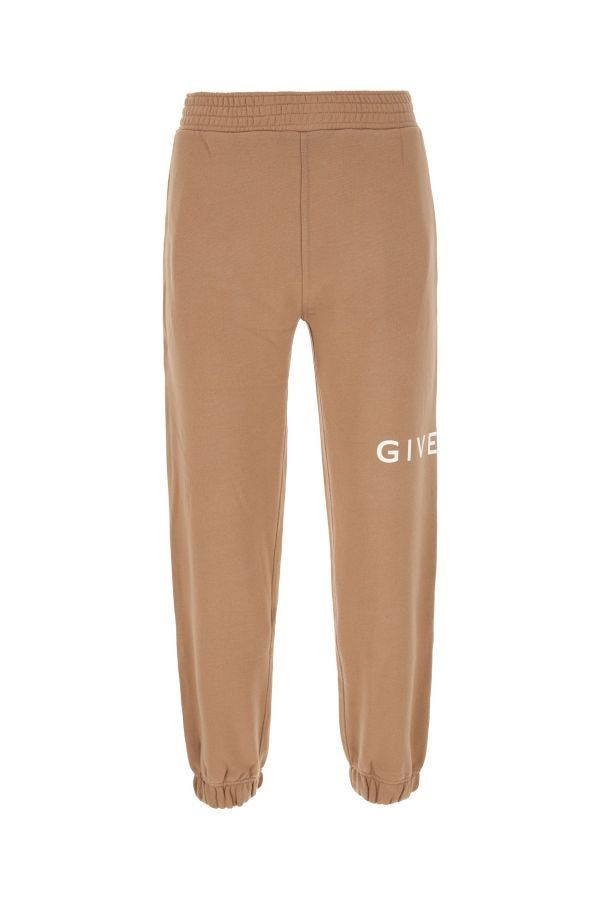 Givenchy os11x0724 Biscuit Cotton Joggers in Beige Size 34" / US 12 / IT 48 - 1 Thumbnail