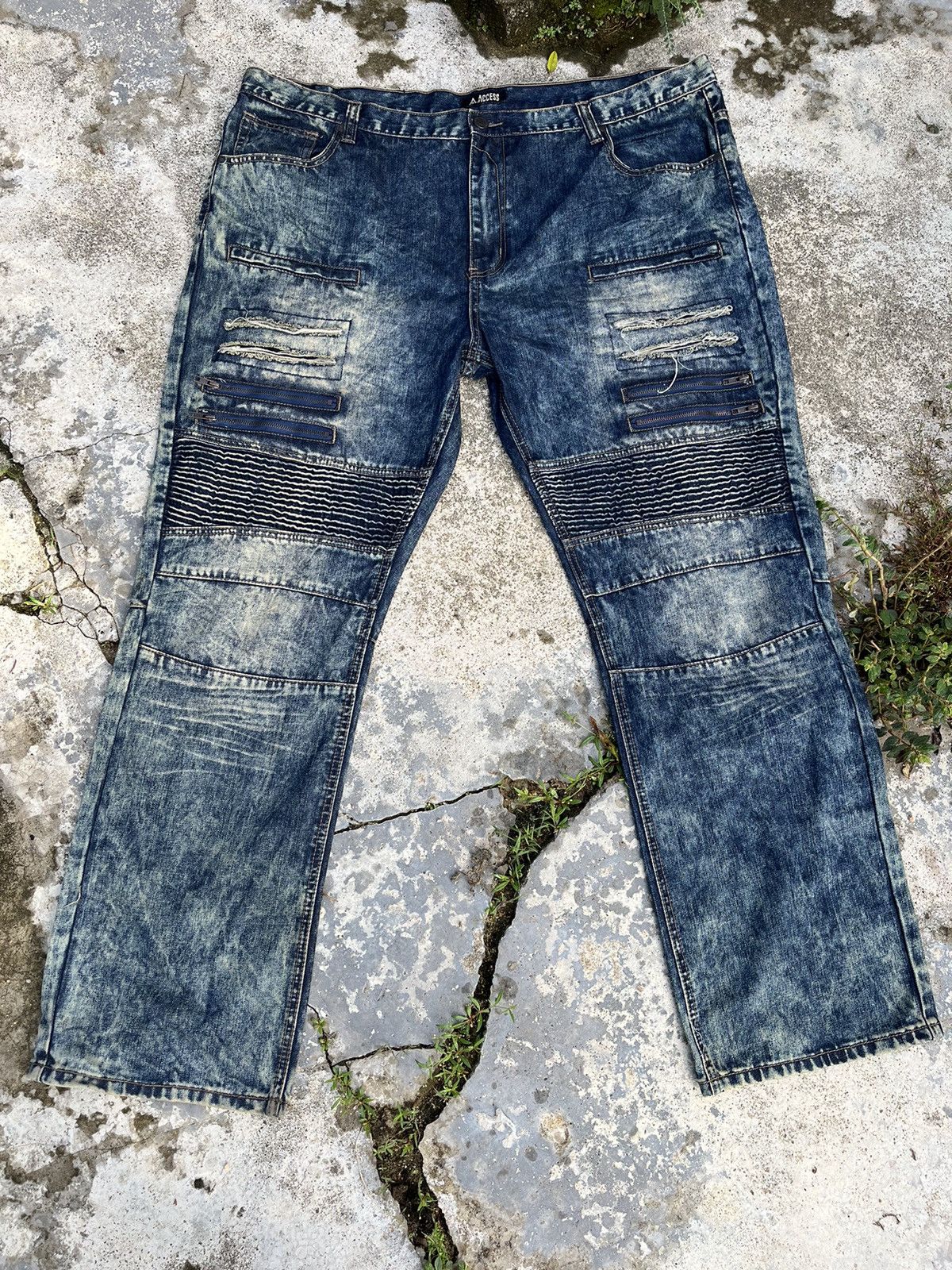 If Six Was Nine × Japanese Brand × Le Grande Bleu (L.G.B.) Baggy Crazy LGB Inspired Denim Size US 38 / EU 54 - 3 Thumbnail