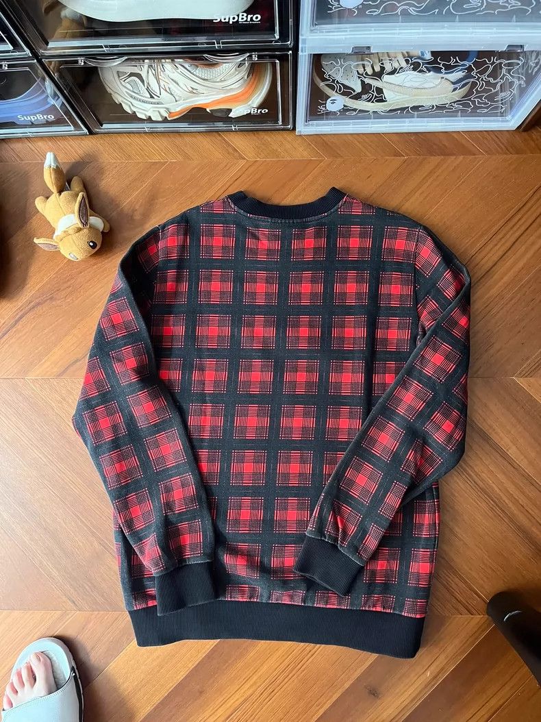 Givenchy Givenchy Robin Dog Red Plaid Hoodie Size XS Size US XS / EU 42 / 0 - 3 Thumbnail